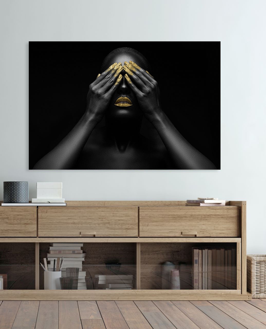 queence Acrylglasbild »Horus«, Frau-Gemälde-Frau-Bilder von Frauen-Mode-Mod günstig online kaufen