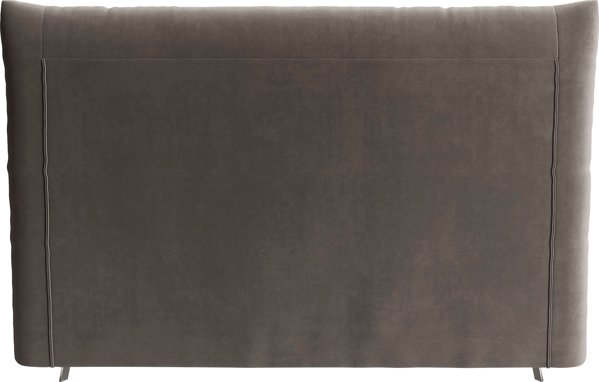 PLACES OF STYLE Polsterbett »Elloree, in 4 Breiten, hinten mit Originalstoff bezogen, auch in Leder« Kopfteilhöhe 143cm, belastbar bis 280 kg, auch in Überlänge 220cm