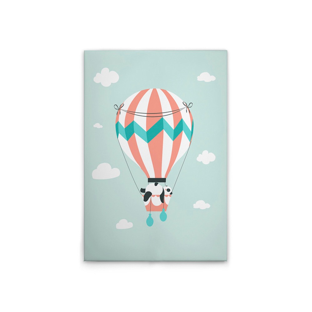 A.S. Création Leinwandbild »Animal Balloon 1 - Wandbild Grün Weiß Rot Keilr günstig online kaufen