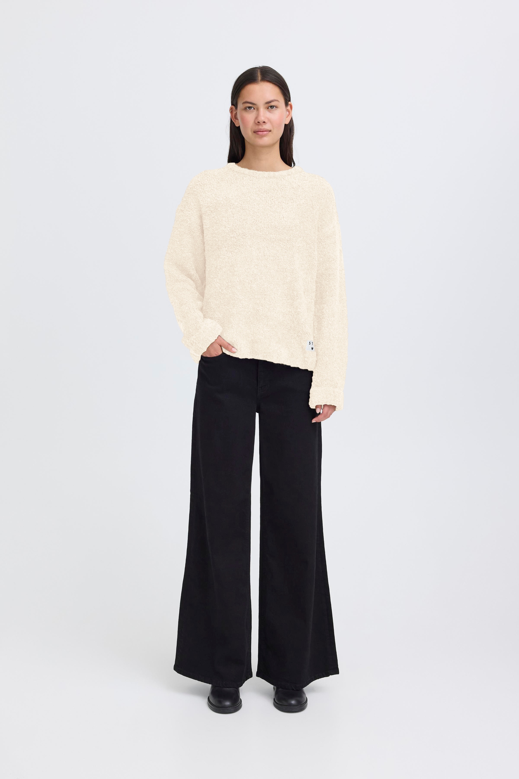 Ichi Strickpullover »Langarm IHBLARISA«