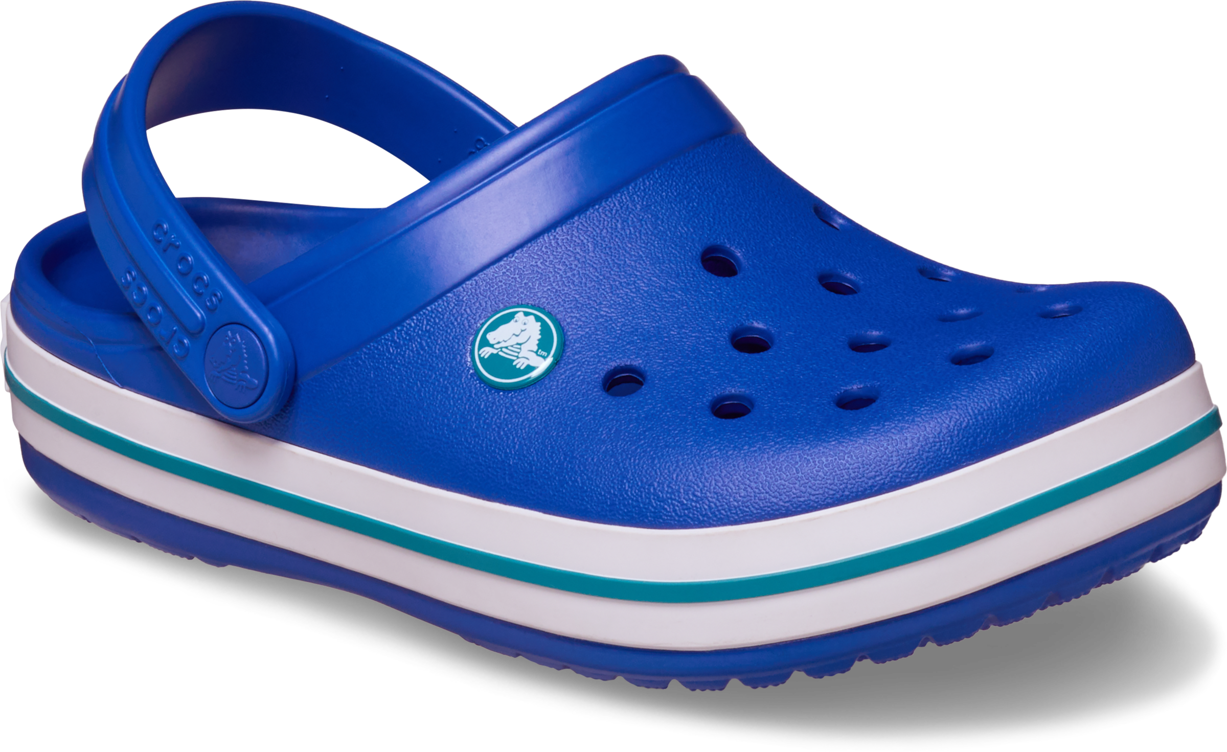 Crocs Clog »Crocband Clog K«  Sommerschuh, Schlappen, Hausschuh, Badeschuh mit Kontrast-Akzenten