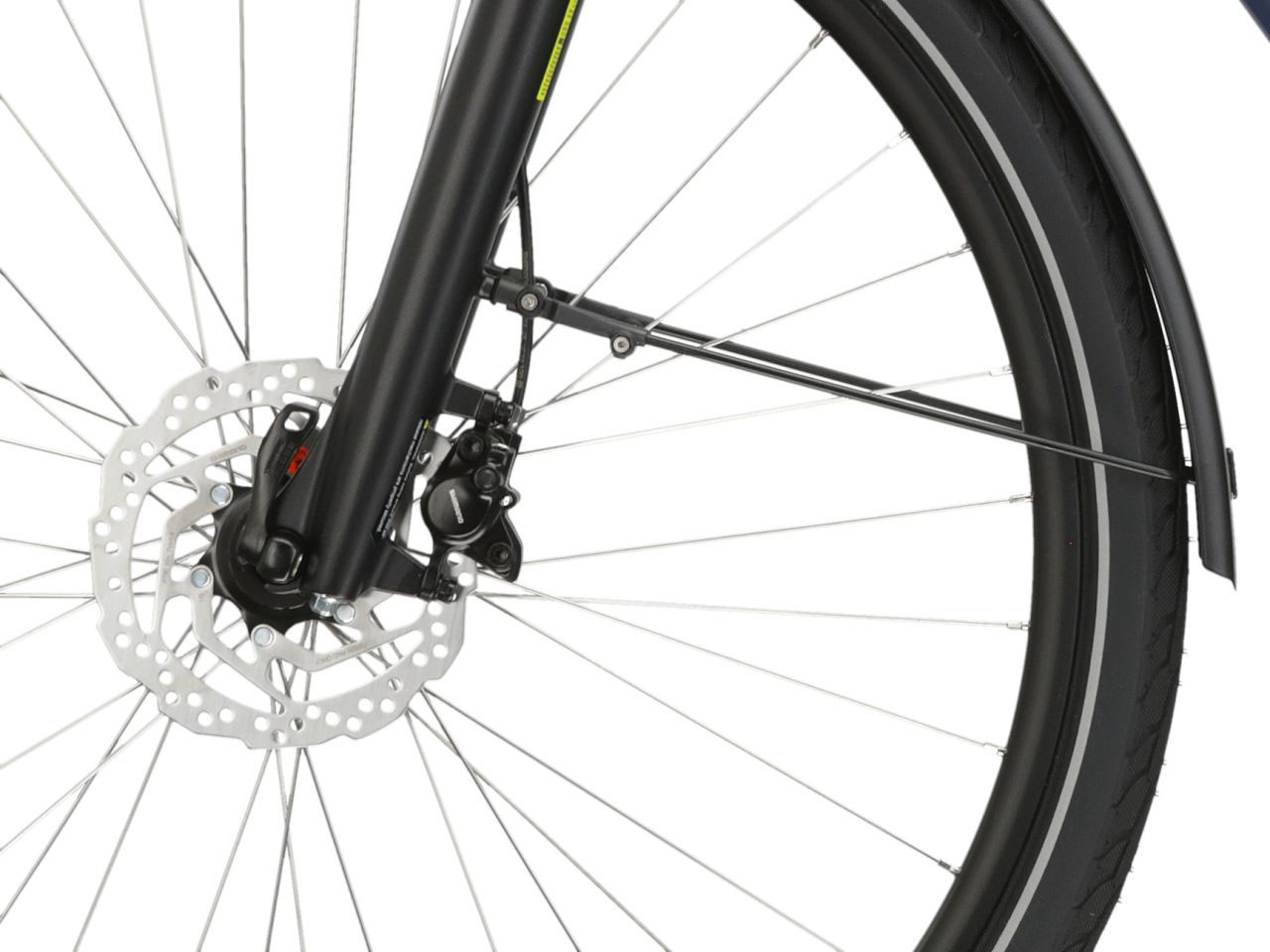Kross »E-Citybike Sentio Hybrid 4.0 28 Zoll blau - Shimano Mittelmotor« 7 Gang Shimano NEXUS Schaltwerk Nabenschaltung Mittelmotor 250 W SHIMANO 36 V/250 W, Mittelmotor DU-E500