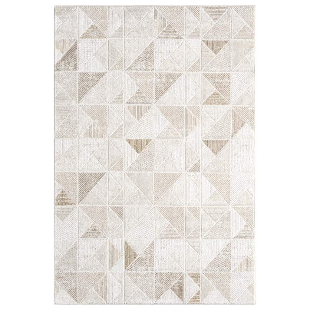 Carpet City Teppich »ANTIK231«, rechteckig, 10 mm Höhe, Kurzflor, 3D-Optik, Klassisch-Modern für Wohnzimmer, Schlafzimmer