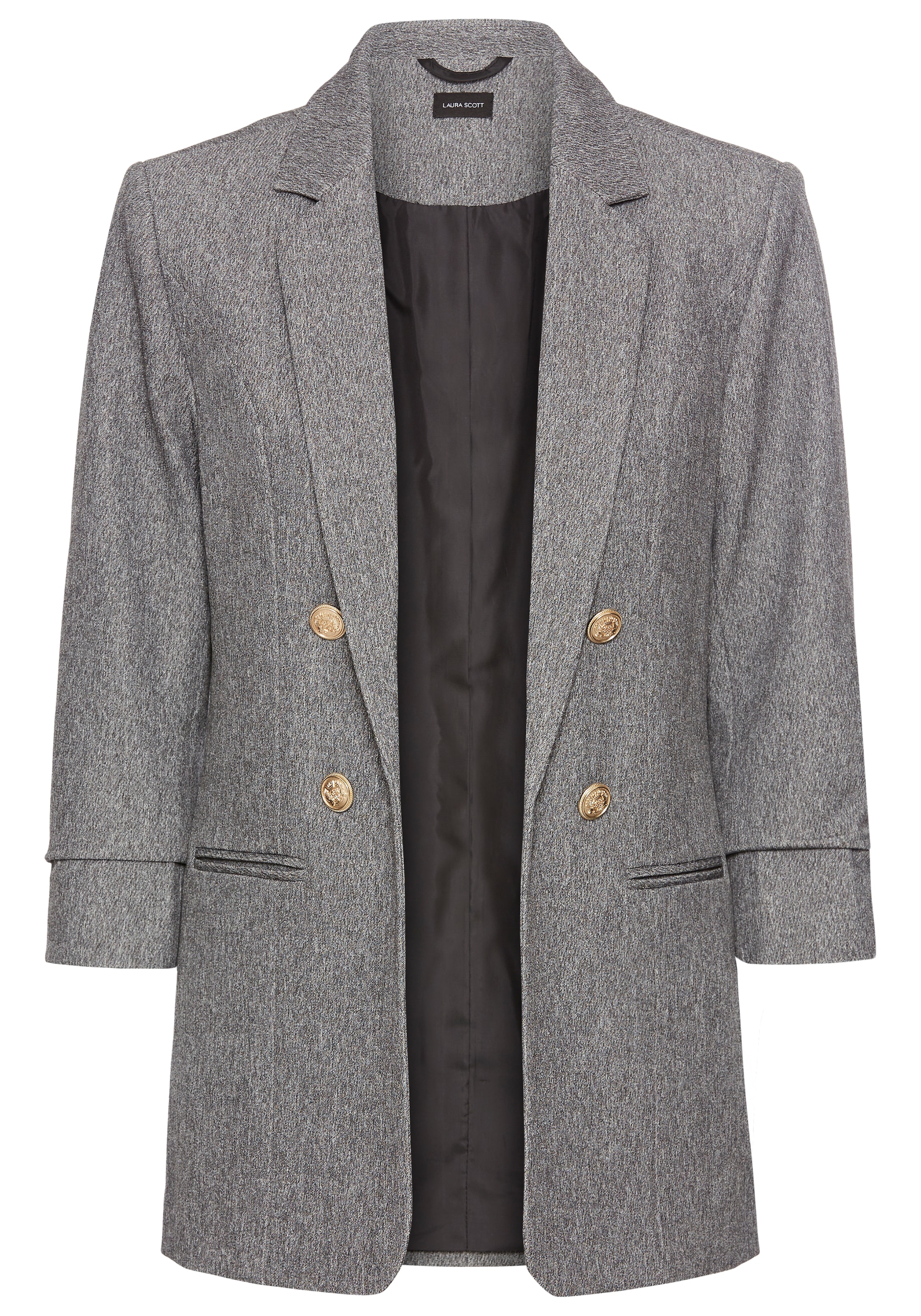 Laura Scott Longblazer, mit goldfarbenden Knöpfen