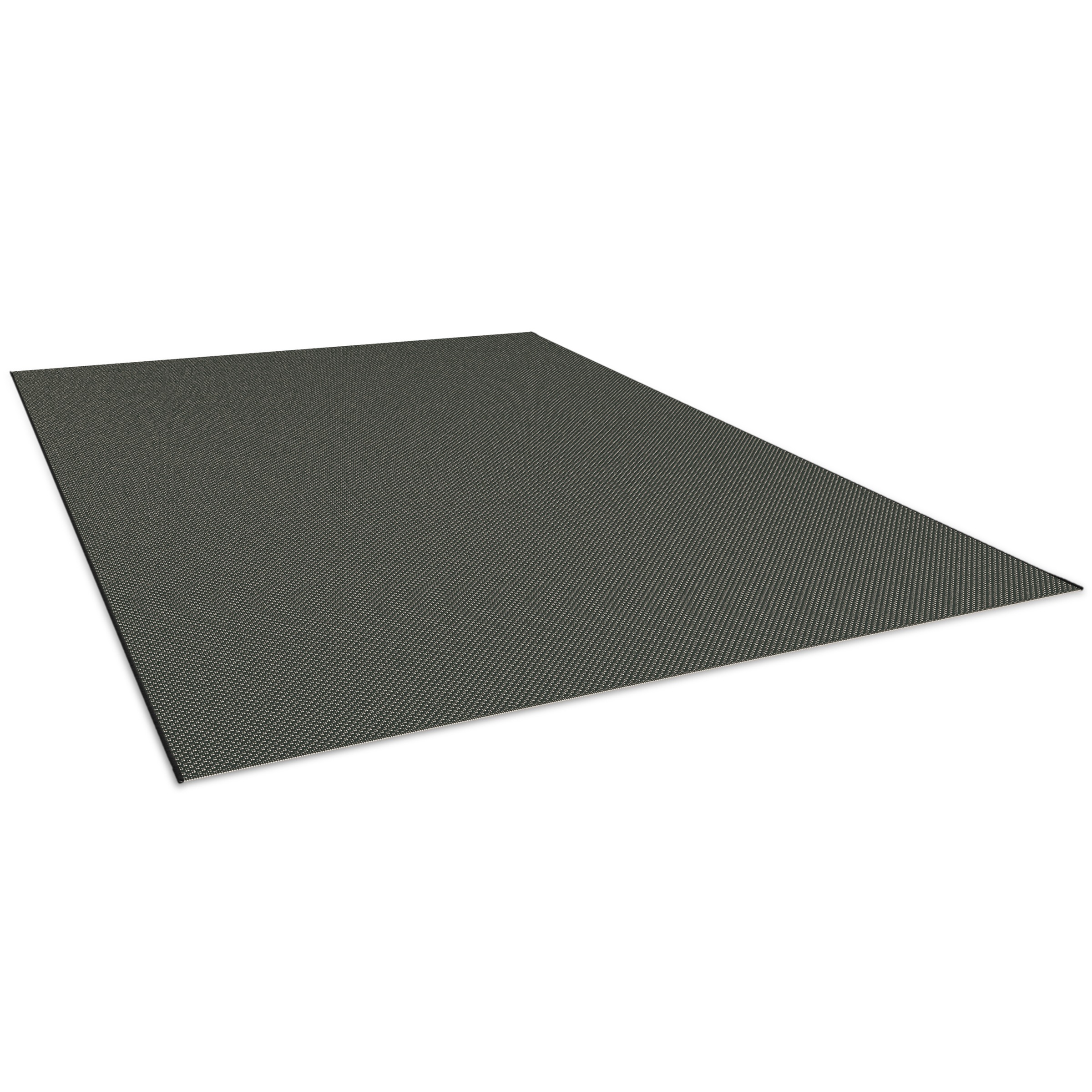 Primaflor-Ideen in Textil Teppich »Outdoorteppich ELDORADO Nero«, rechteckig, 4 mm Höhe, Flachgewebe, meliert, In- und Outdoor geeignet, wasserfest