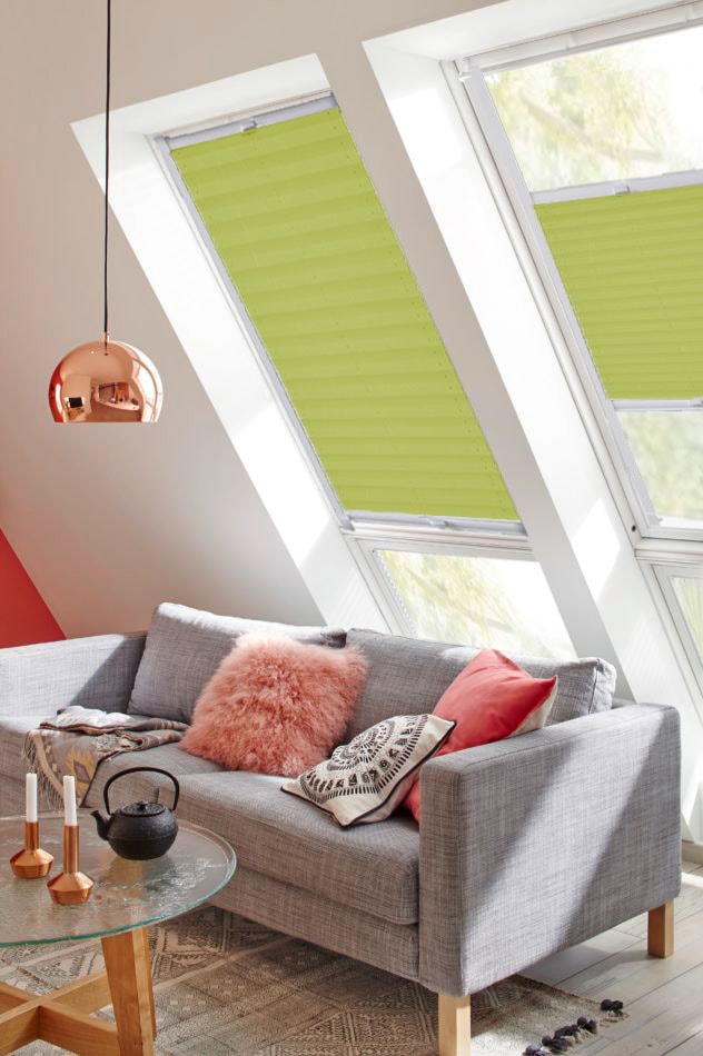 sunlines Dachfensterplissee »Young Style Crush«, Lichtschutz, verspannt, mit Führungsschienen