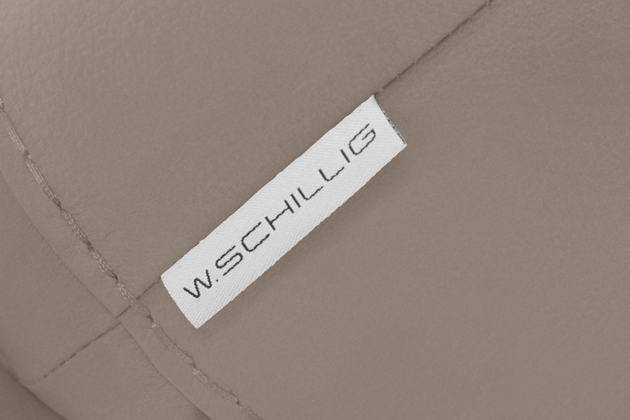 W.SCHILLIG Hocker »montanaa«, mit Metallfüßen in Chrom glänzend, Breite 71 cm