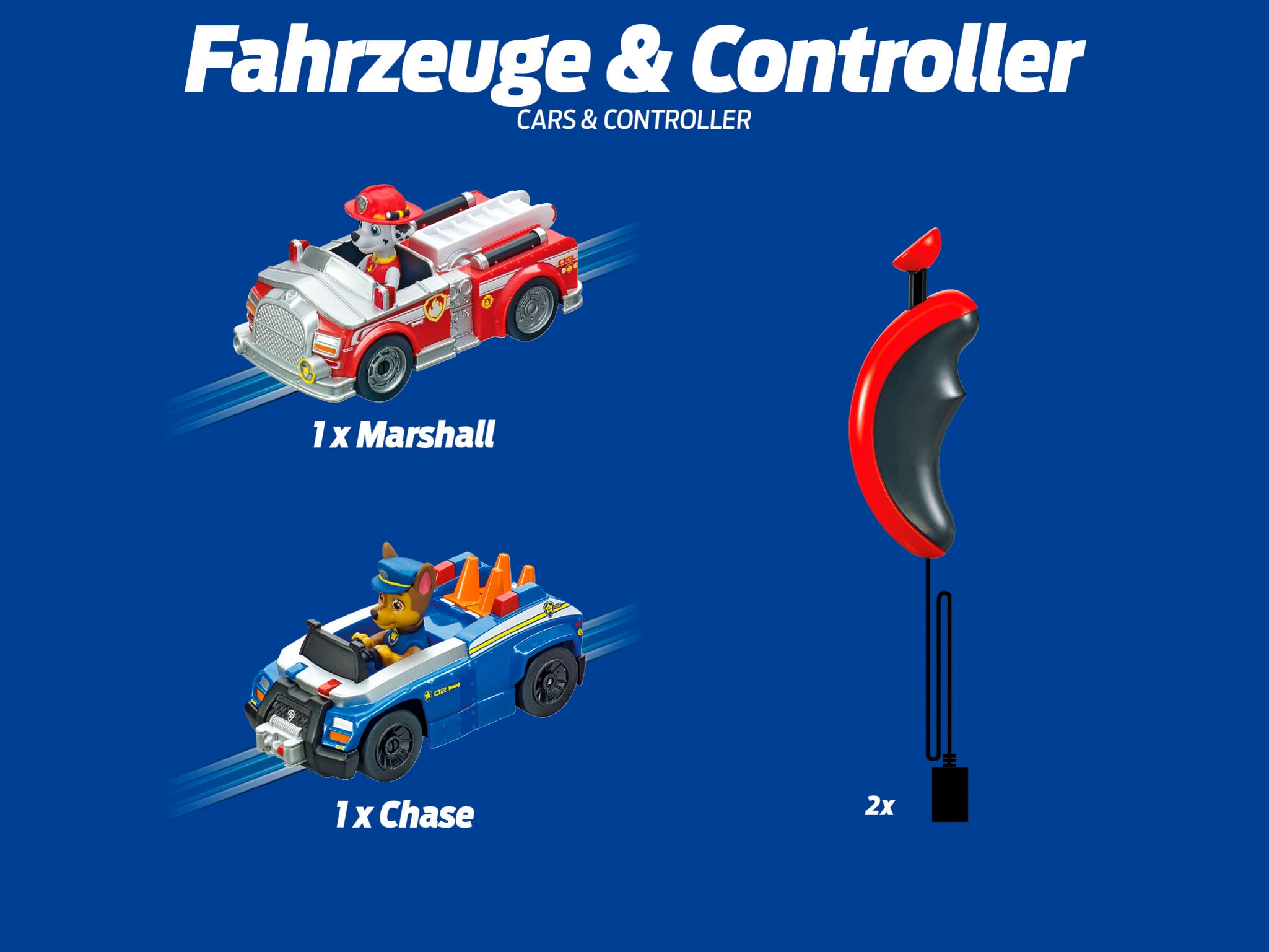 Carrera® Autorennbahn »Carrera First, Paw Patrol - Race N Rescue«