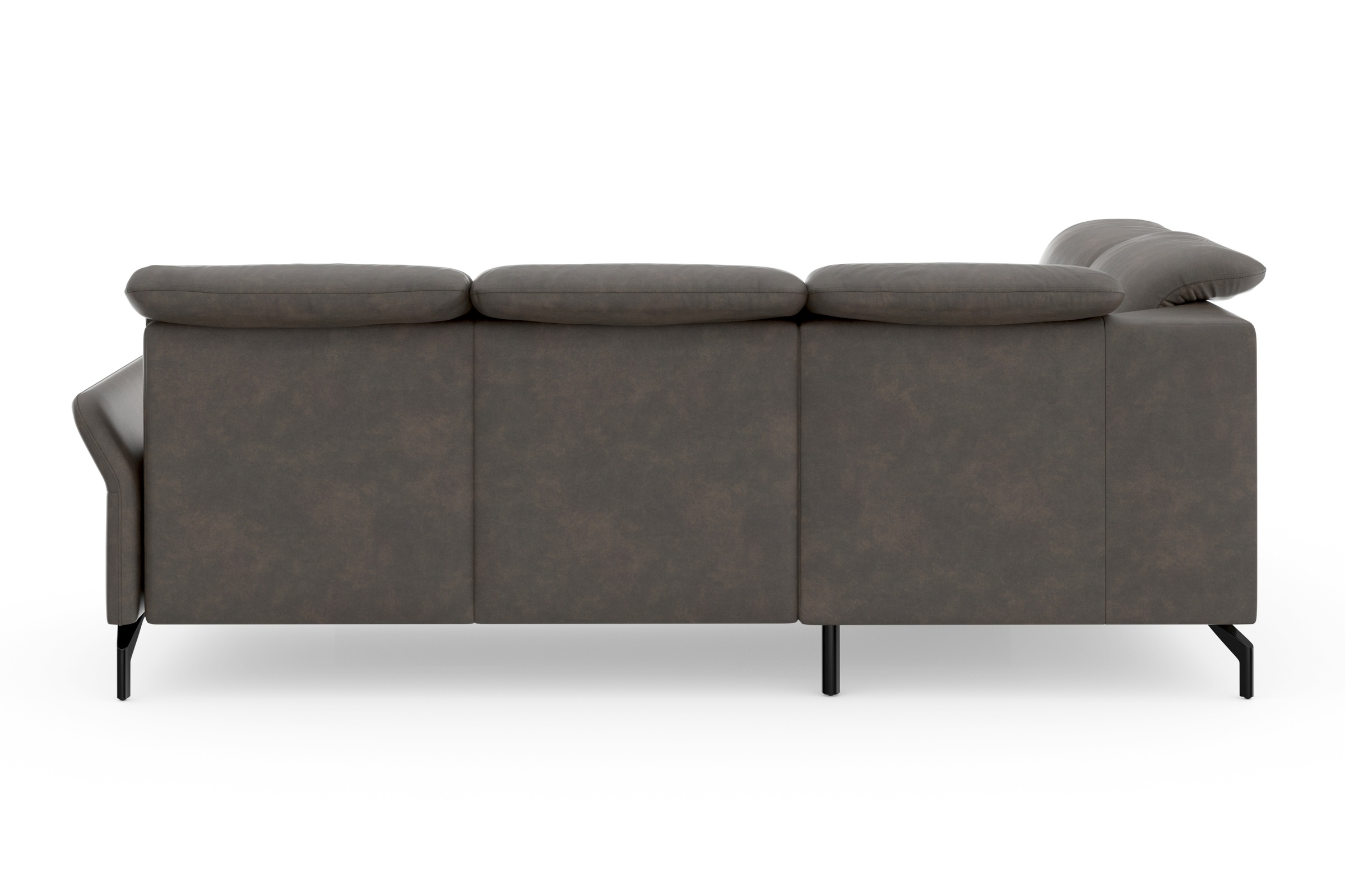 sit&more Ecksofa »Fashion L-Form«, wahlweise mit Kopfteilverstellung und Vorziehsitz, motorisch