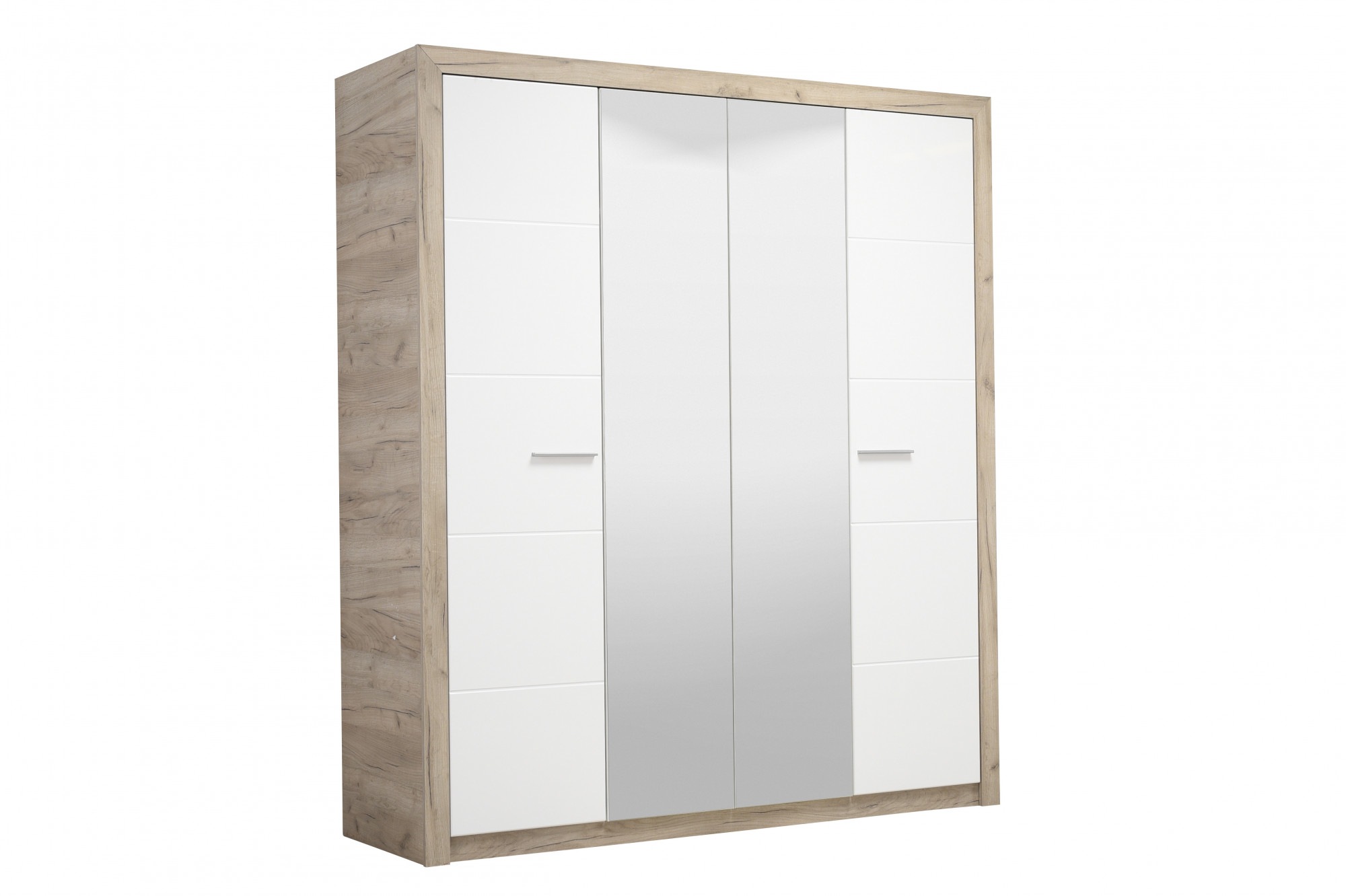 INOSIGN Kleiderschrank »Astor, FSC® -zertifizierter Holzwerkstoff; Made in Europe«, Schrank mit Spiegel und komplette Innenausstattung, 223,5x204x55cm