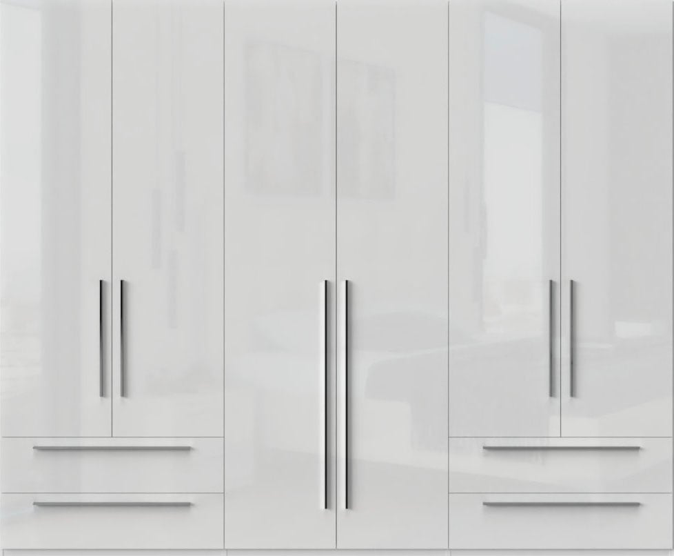 Places of Style Kleiderschrank »Piano, UV lackiert, hochglänzend in beige o günstig online kaufen