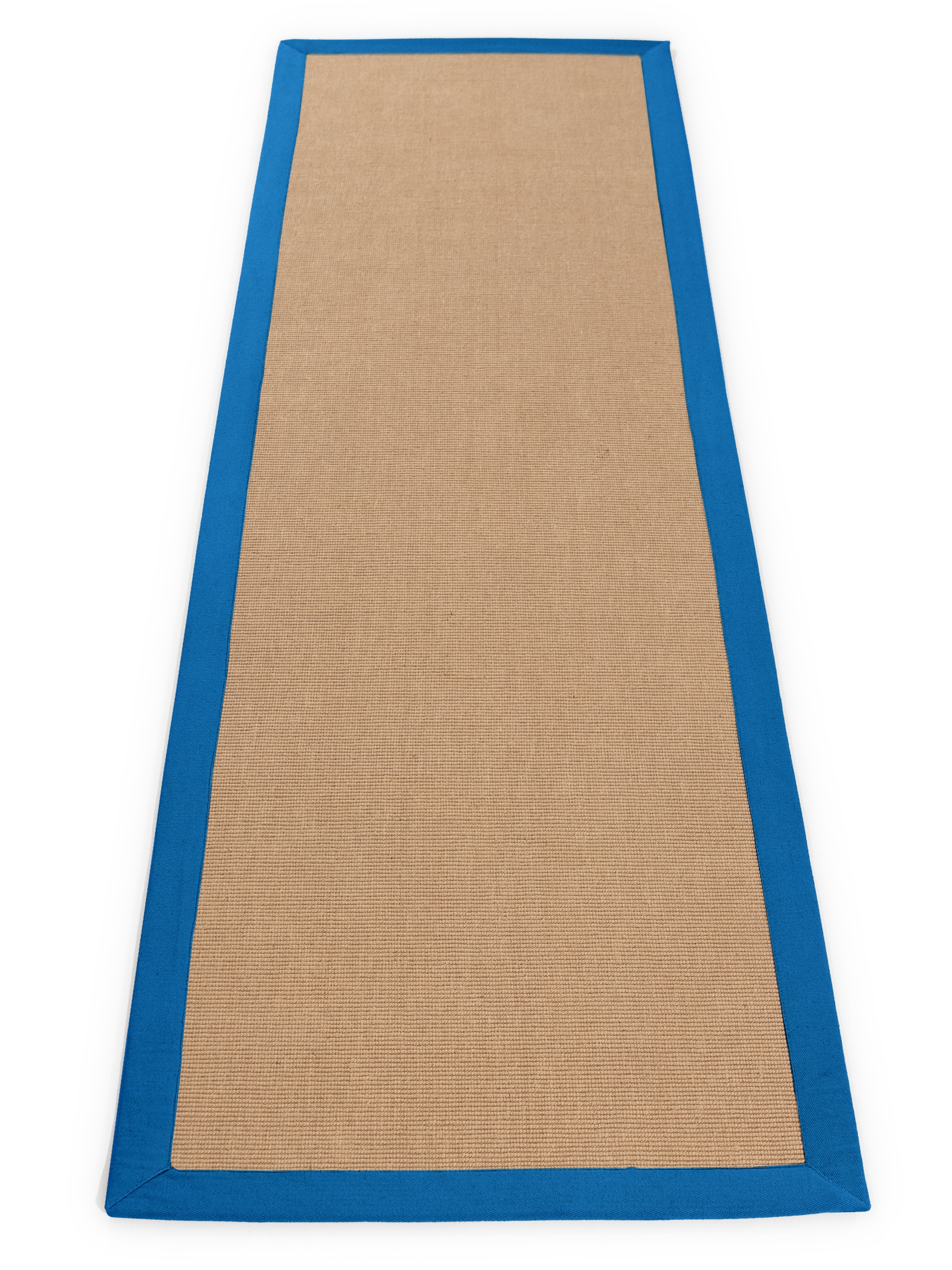 carpetfine Läufer »Sisal«, rechteckig, 5 mm Höhe, mit farbiger Bordüre, Anti Rutsch Rückseite