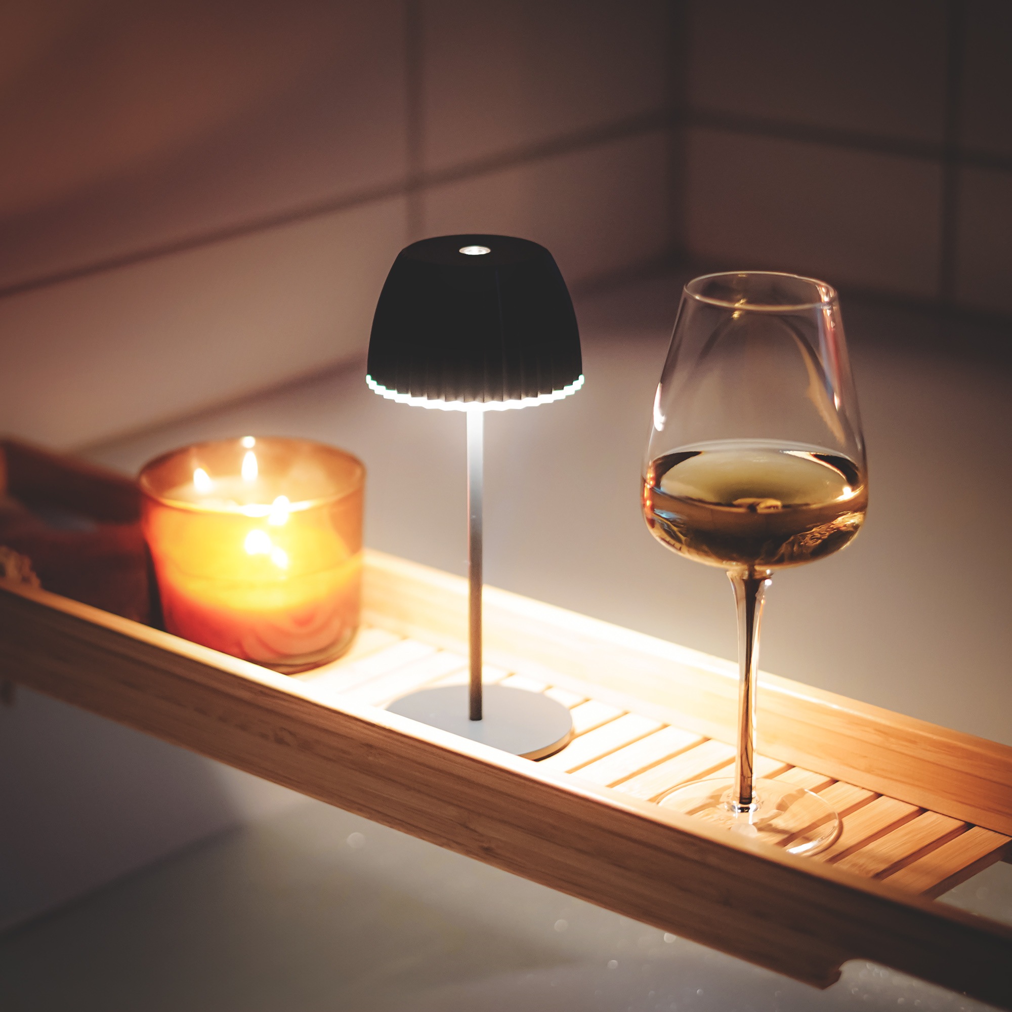 Briloner Leuchten LED Tischleuchte »Akku LED Tischleuchte, mini, kupferfarben«