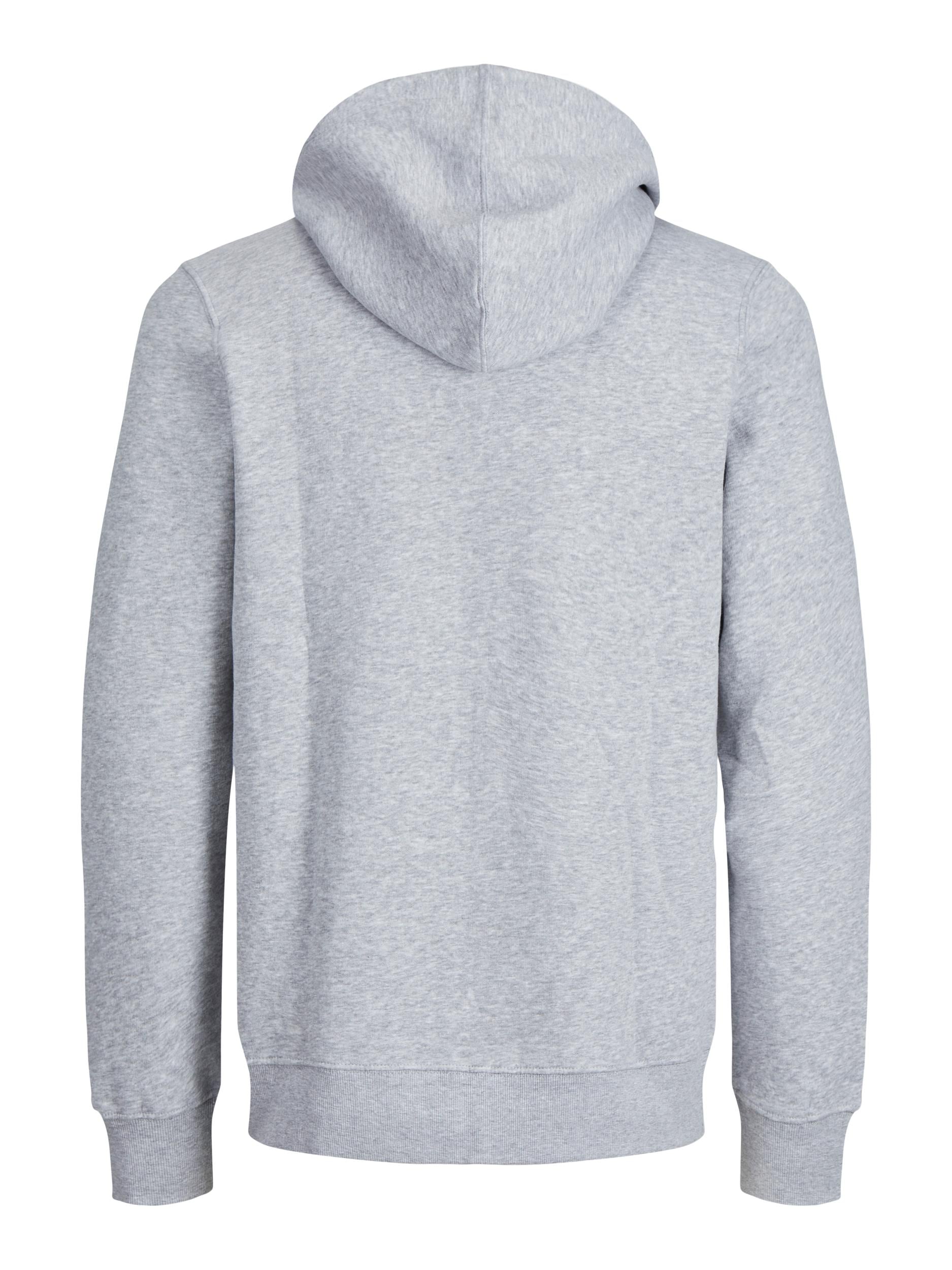 Jack & Jones PlusSize Kapuzensweatjacke »JJEBRADLEY mit Kapuze und weichem Innenmaterial«, unifarben, modisch, relaxed fit, Materialmix