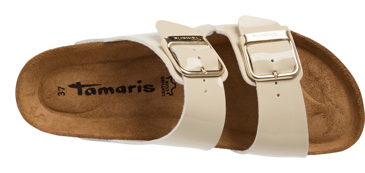 Tamaris Pantolette  Sommerschuh, Schlappen mit gepolstertem Fußbett