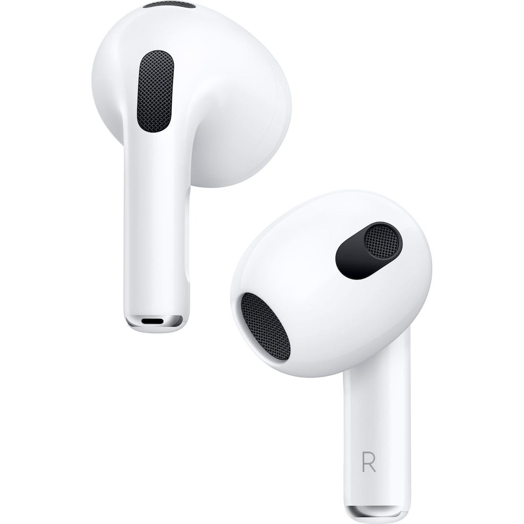 Apple wireless In-Ear-Kopfhörer »AirPods (3. Gen. 2021) mit MagSafe Ladecase«, Bluetooth, Freisprechfunktion-Sprachsteuerung
