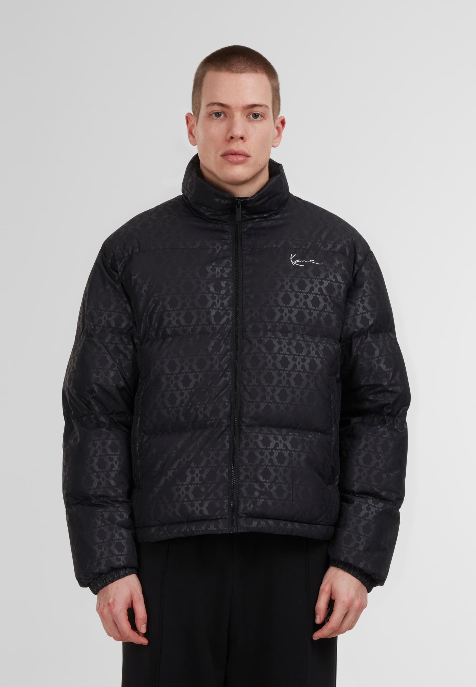 Karl Kani Winterjacke »Karl Kani Aop Signature Puffer Jacket« 1 Stk. tlg. ohne Kapuze