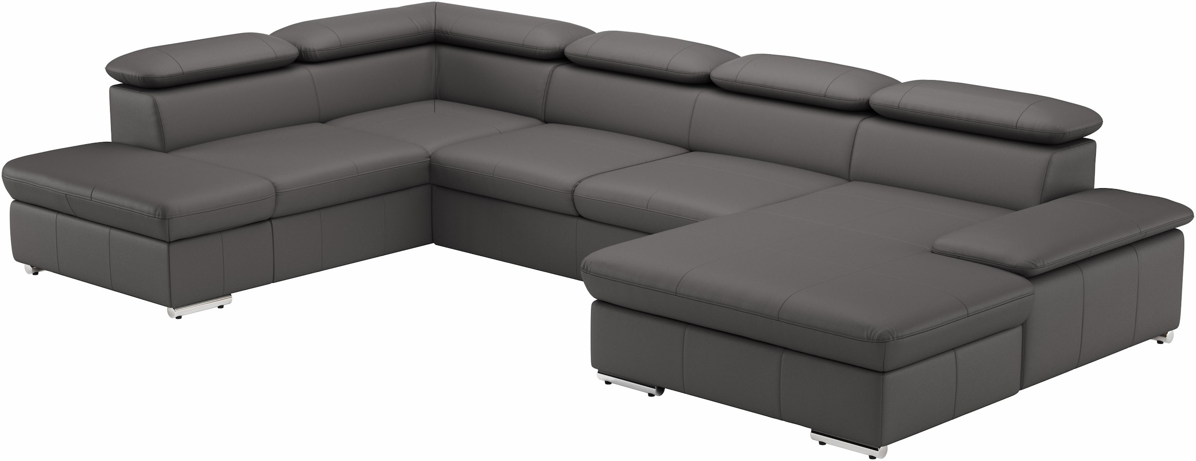 sit&more Wohnlandschaft »Valantine U-Form«, inkl. Kopf- und Armteilverstellung, wahlweise mit Bettfunktion