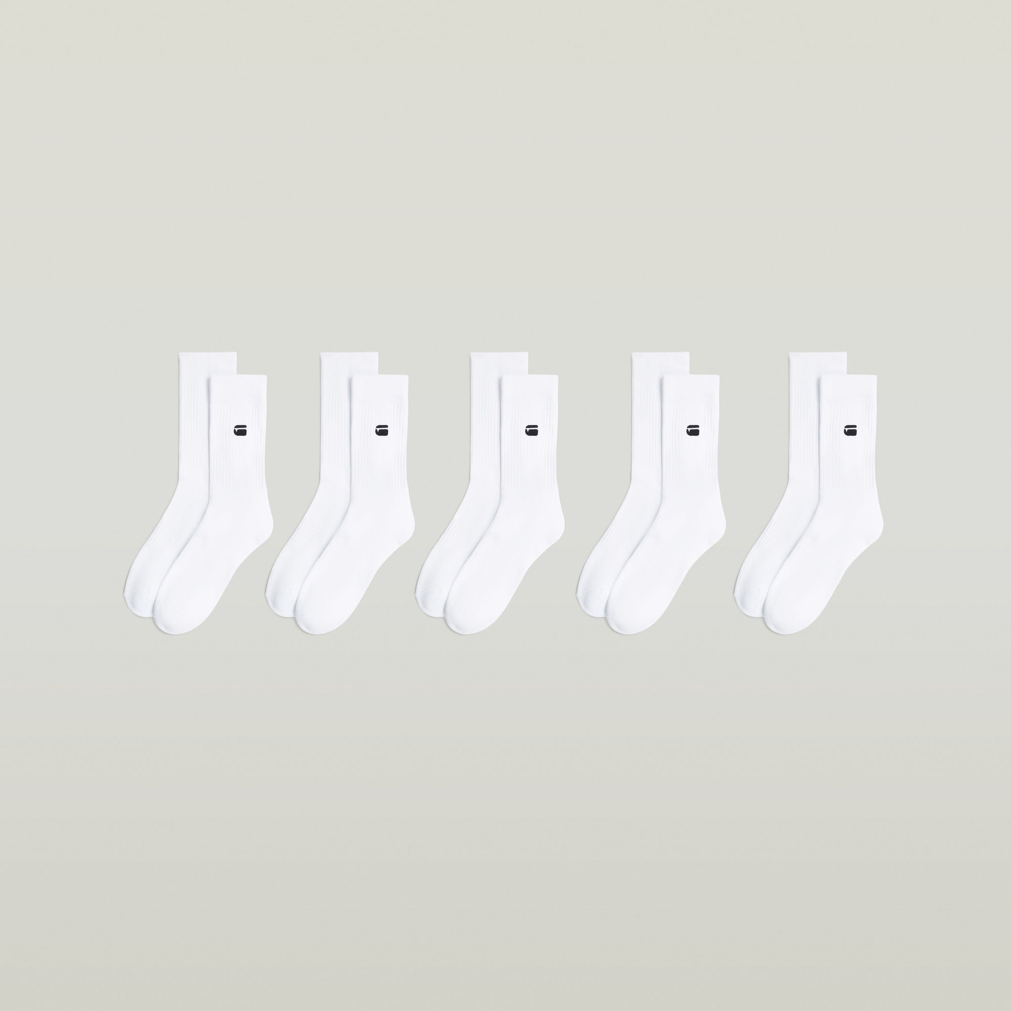 G-STAR Socken »KILN, 5 PACK SPORTS SOCKS« Packung, 5 Paar tlg. unifarben, mit Logostickerei