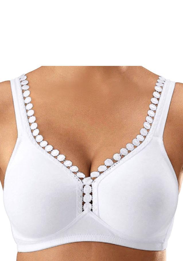 petite fleur Soft-BH, ohne Bügel, mit dekorativer Zierkante