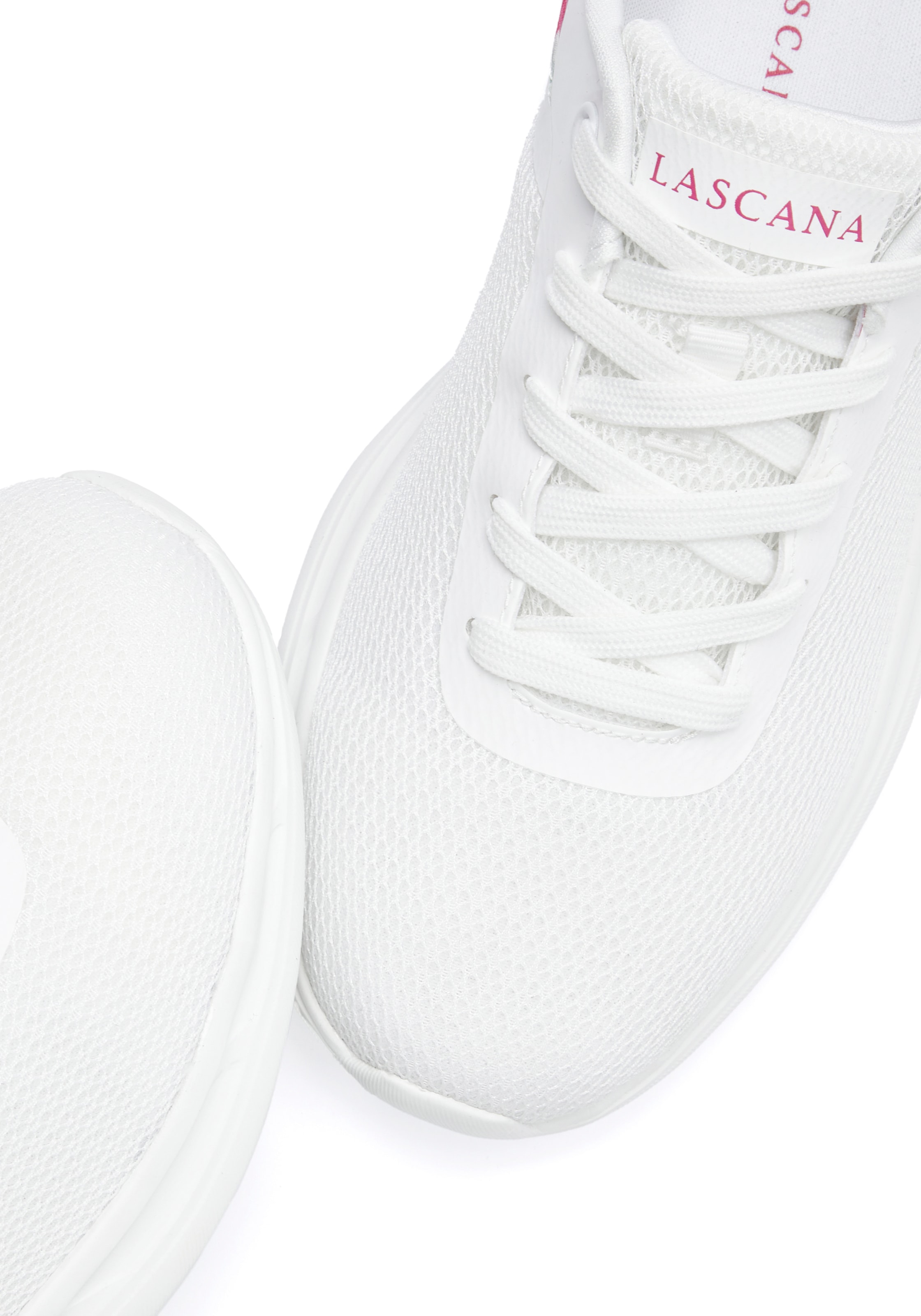 LASCANA Sneaker »Freizeitschuh, Halbschuh,«  mit Blumen-Print VEGAN