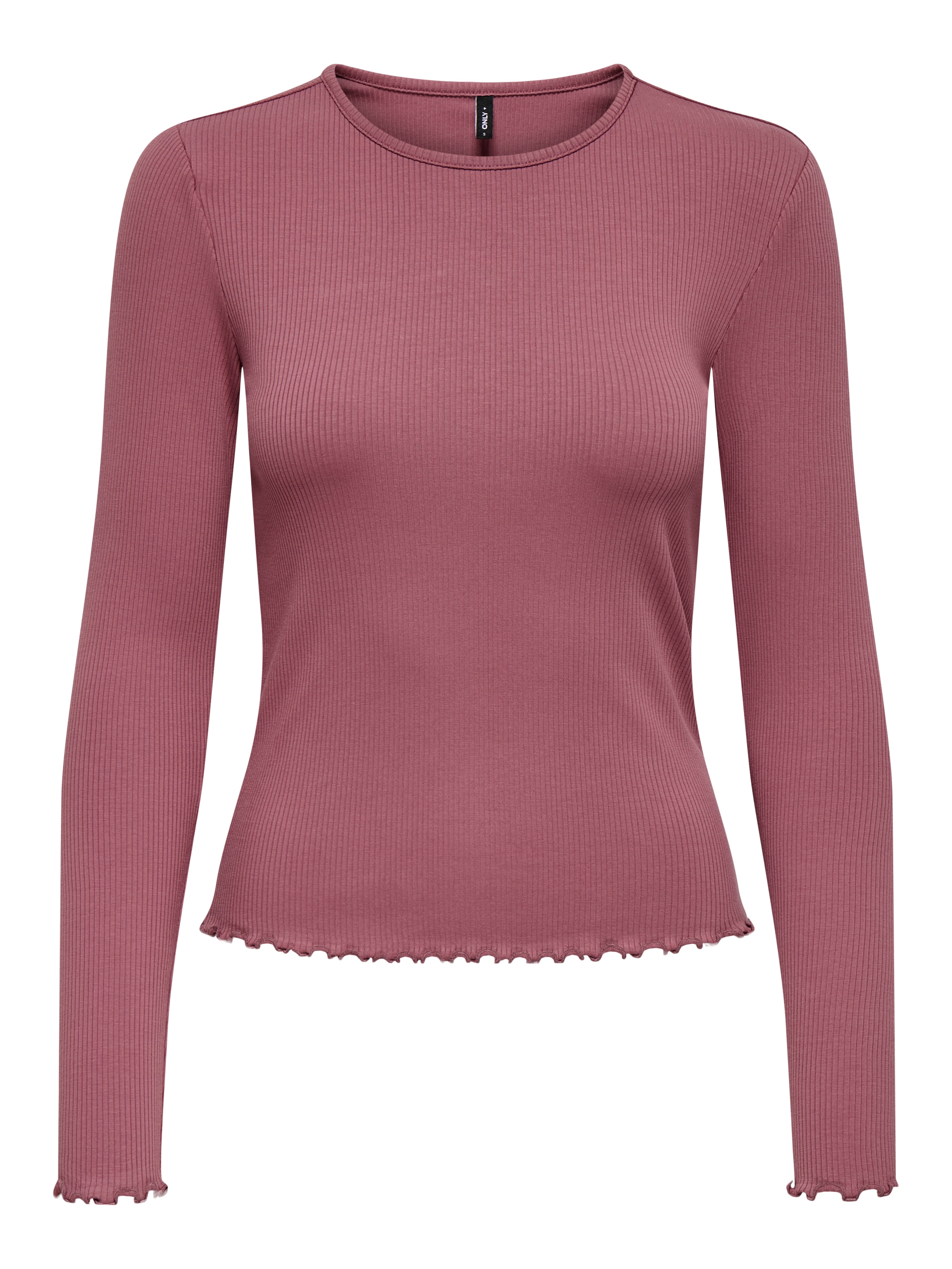 ONLY Langarmshirt »ONLINA L/S O-NECK TOP JRS«