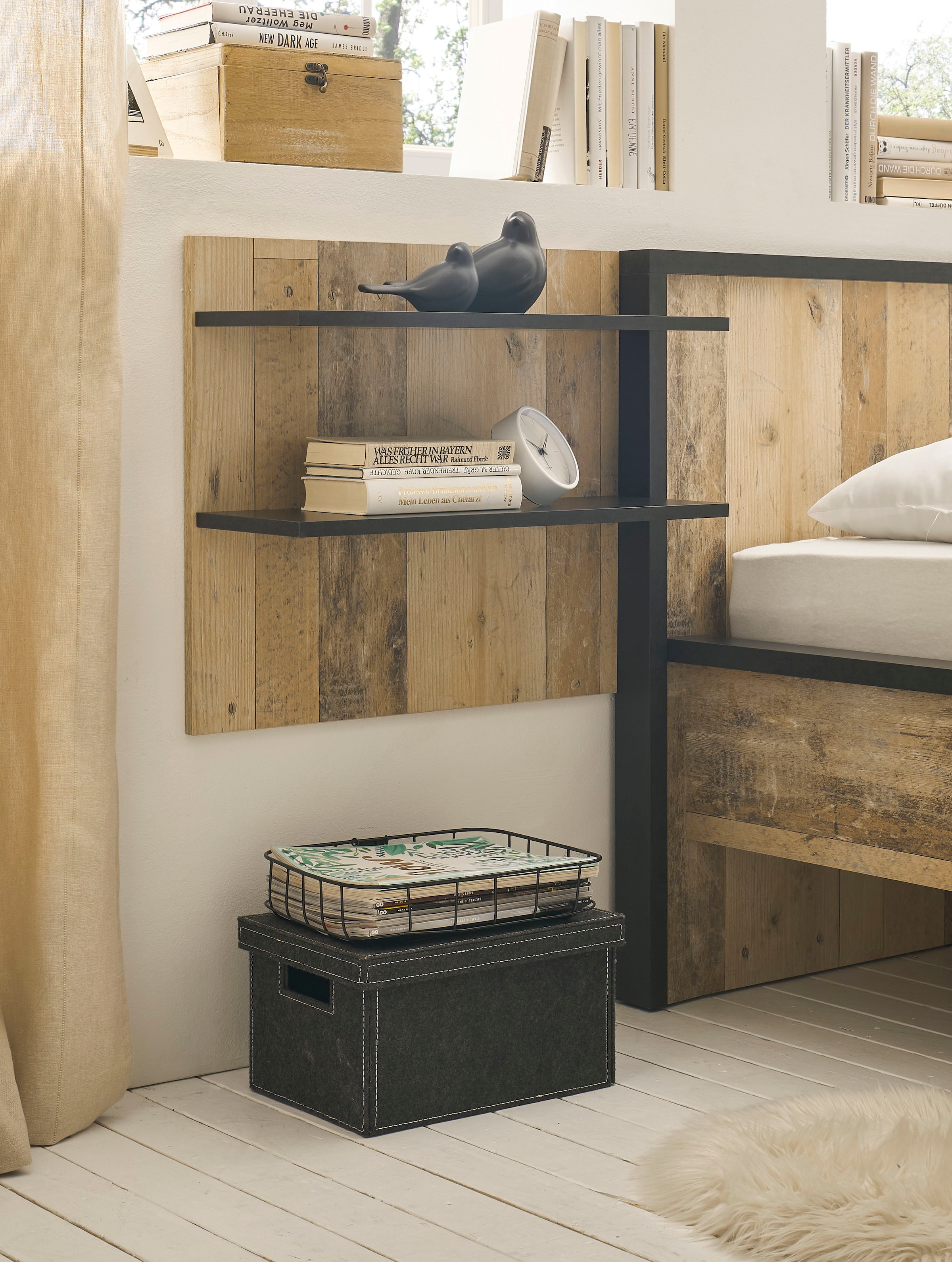 Home affaire Ablageregal »SHERWOOD«, in modernem Holz Dekor, Breite 60 cm