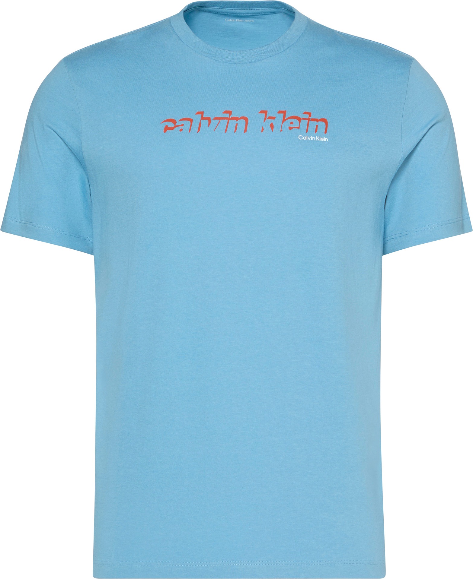 Calvin Klein Jeans T-Shirt »SS 30s E CLVN LN 3D«, Mit Rundhalsausschnitt