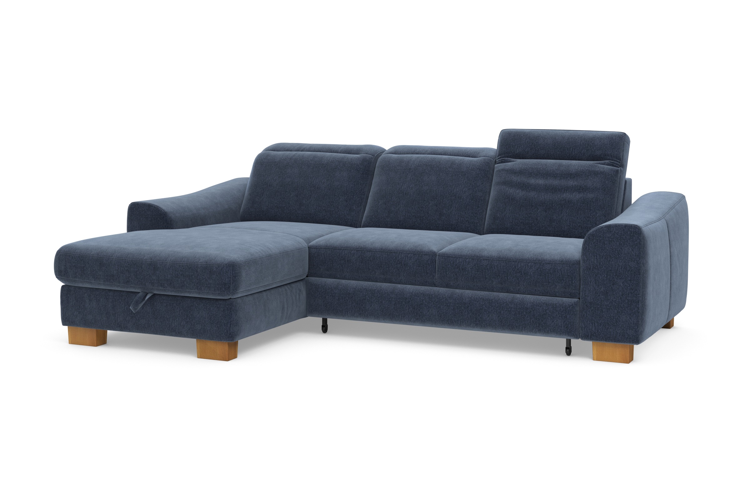 Home affaire Ecksofa »Dundee L-Form«, wahlweise mit Kopfteilverstellung und zusätzlich mit Bettfunktion