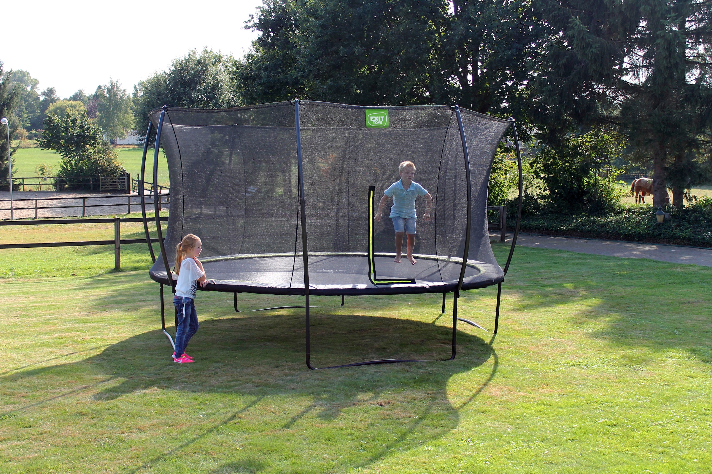 EXIT Gartentrampolin »Silhouette«, Ø 427 cm