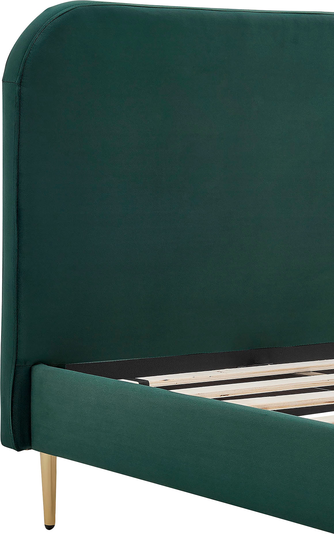 SalesFever Polsterbett, Beine Chrom goldfarben