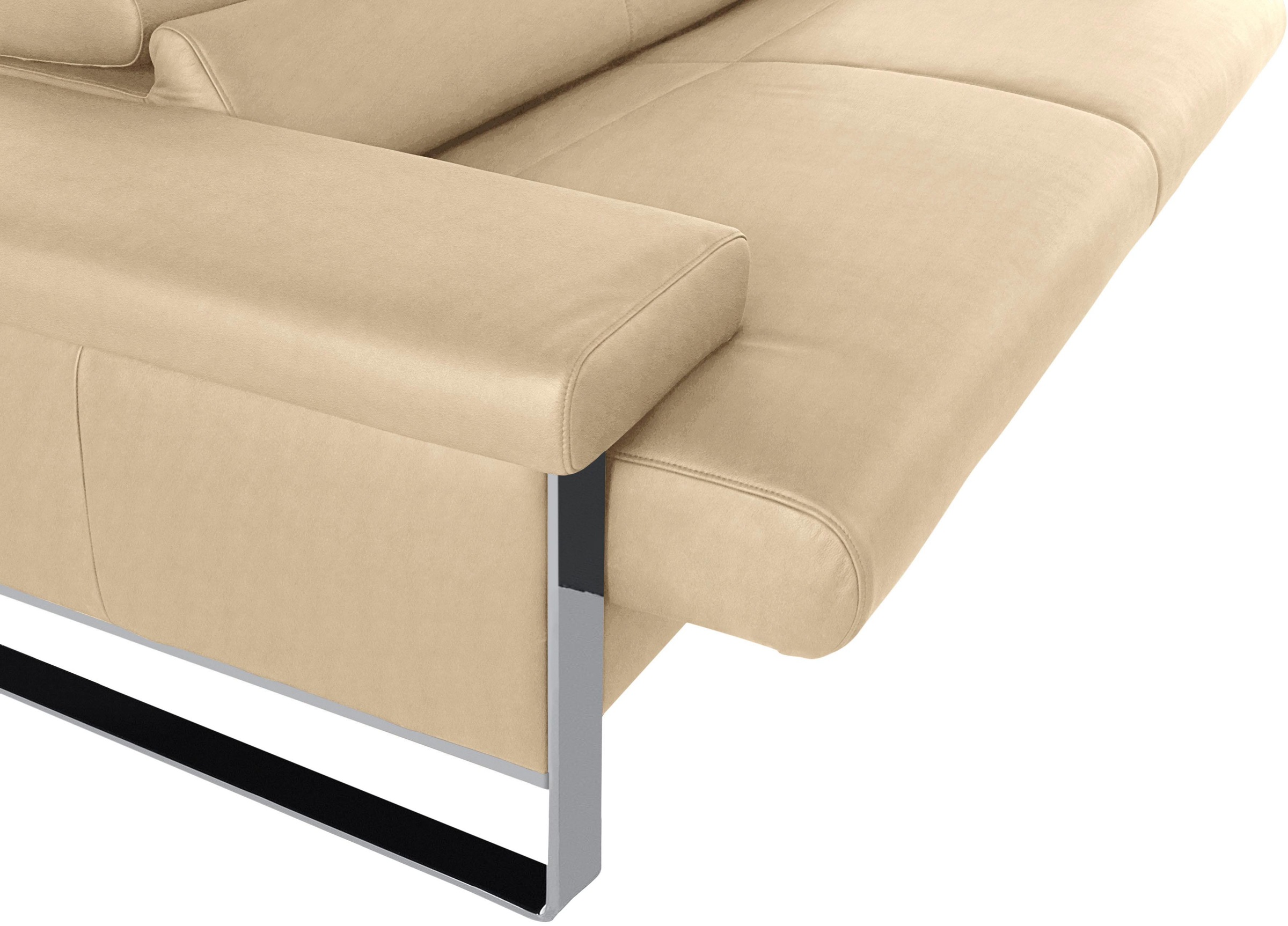 W.SCHILLIG 2-Sitzer »finn«, German Design Award 2016, Fußgestell Chrom glänzend, Breite 210 cm