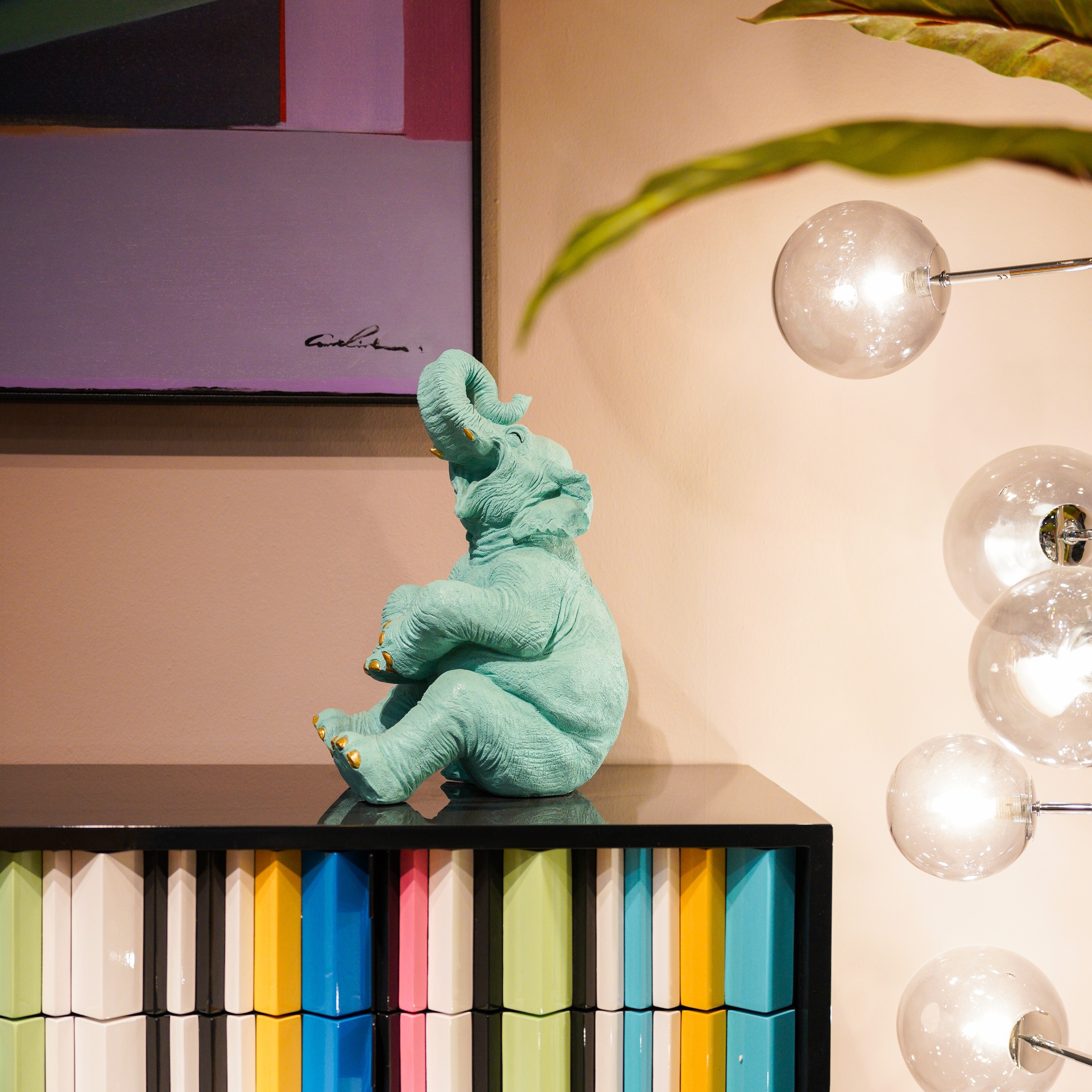 Kare Design Spardose »Happy Elephant« aus robustem Polyresin