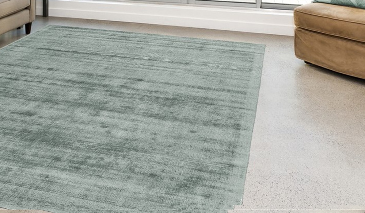 calo-deluxe Teppich »Viteox 200«, rechteckig, 13 mm Höhe, Viskose, Kurzflor, Wohnzimmer