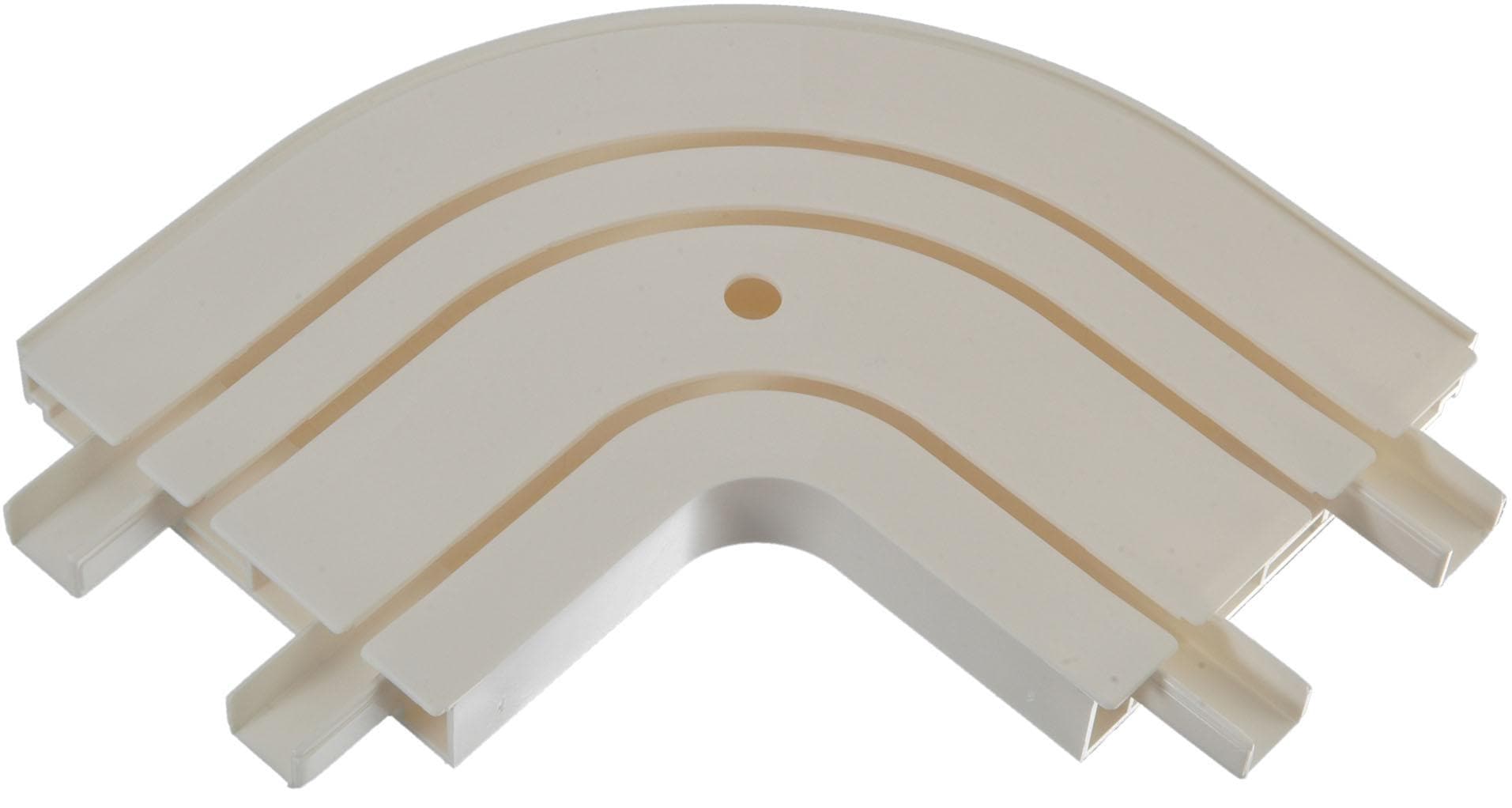 Liedeco Erker-Außenbogen 3 läufig-läufig Fixmaß weiß