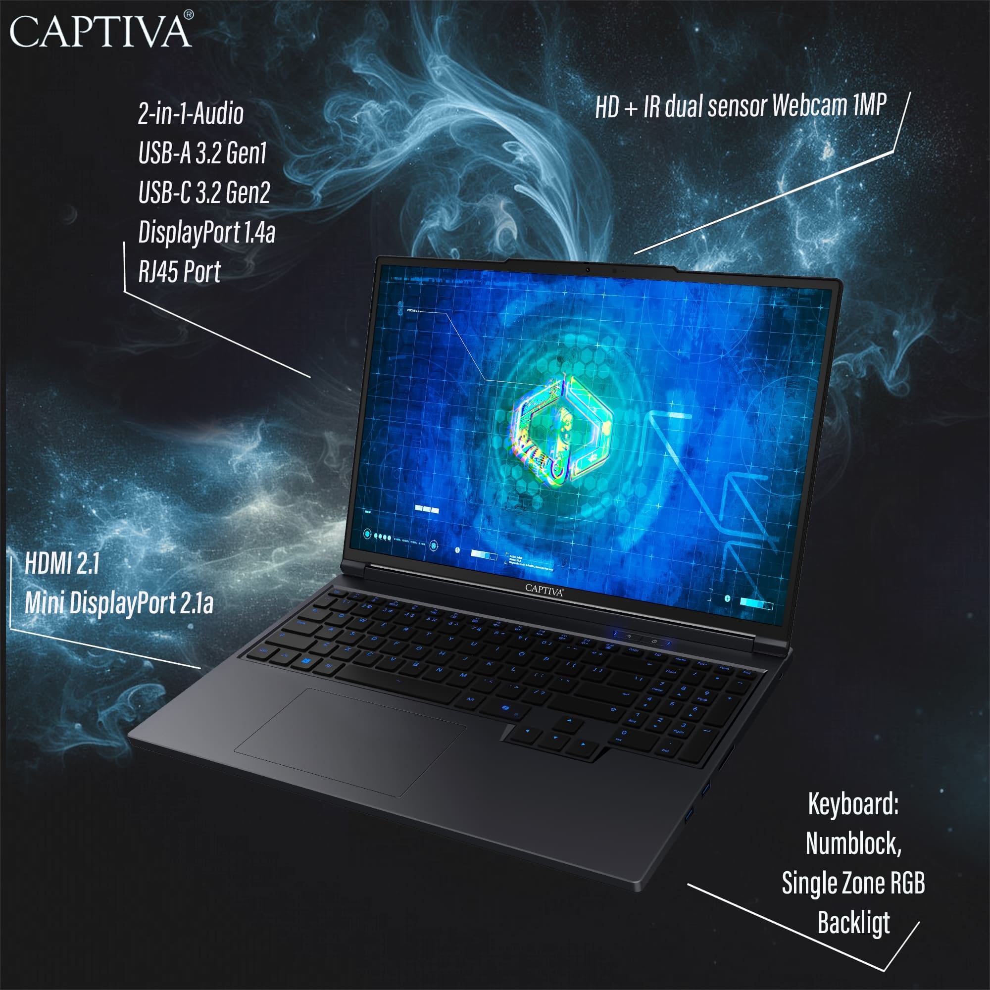 CAPTIVA Gaming-Notebook »Advanced Gaming I92-081«