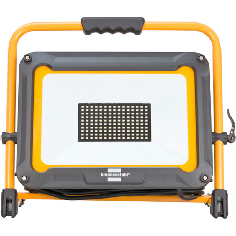 BRENNENSTUHL LED Baustrahler »JARO 9050 M« Tageslichtweiß mit 5 m Kabel gelb/schwarz/transparent Schnellspannverschluss