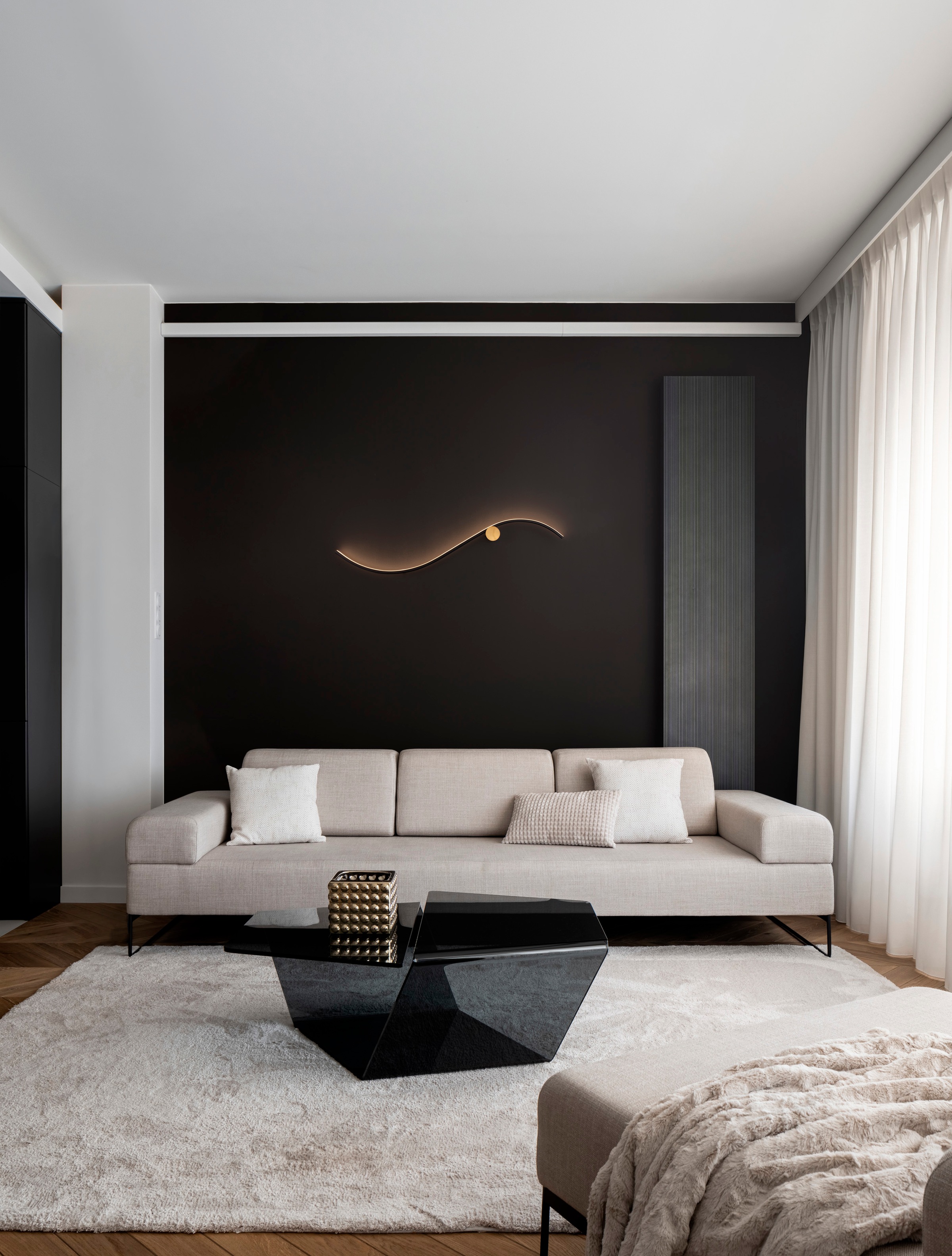 Nova Luce Wandleuchte »KIMA« LED-Modul 1 Stk. Warmweiß günstig online kaufen