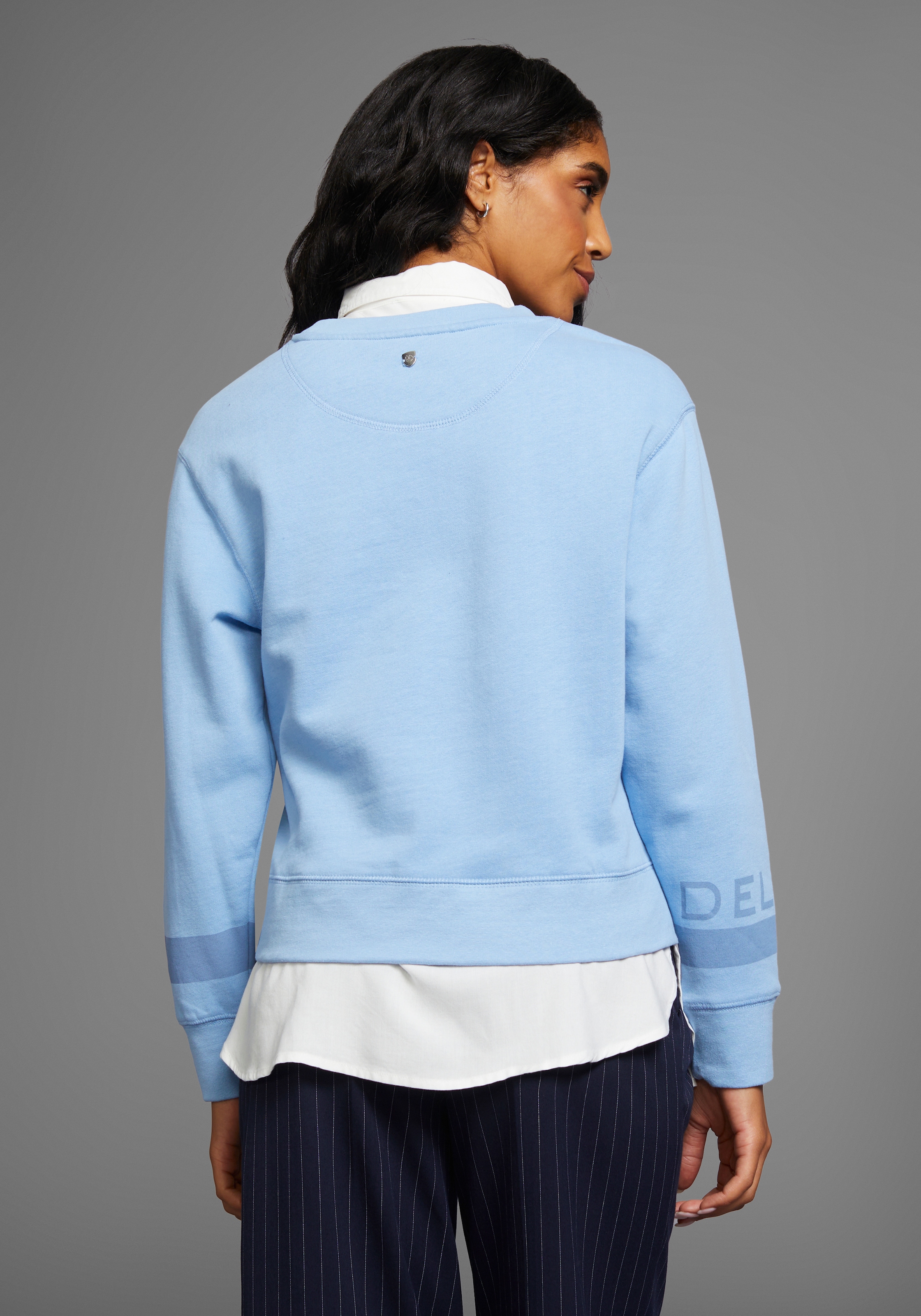 DELMAO Sweatshirt, mit Rubber-Print - NEUE KOLLEKTION