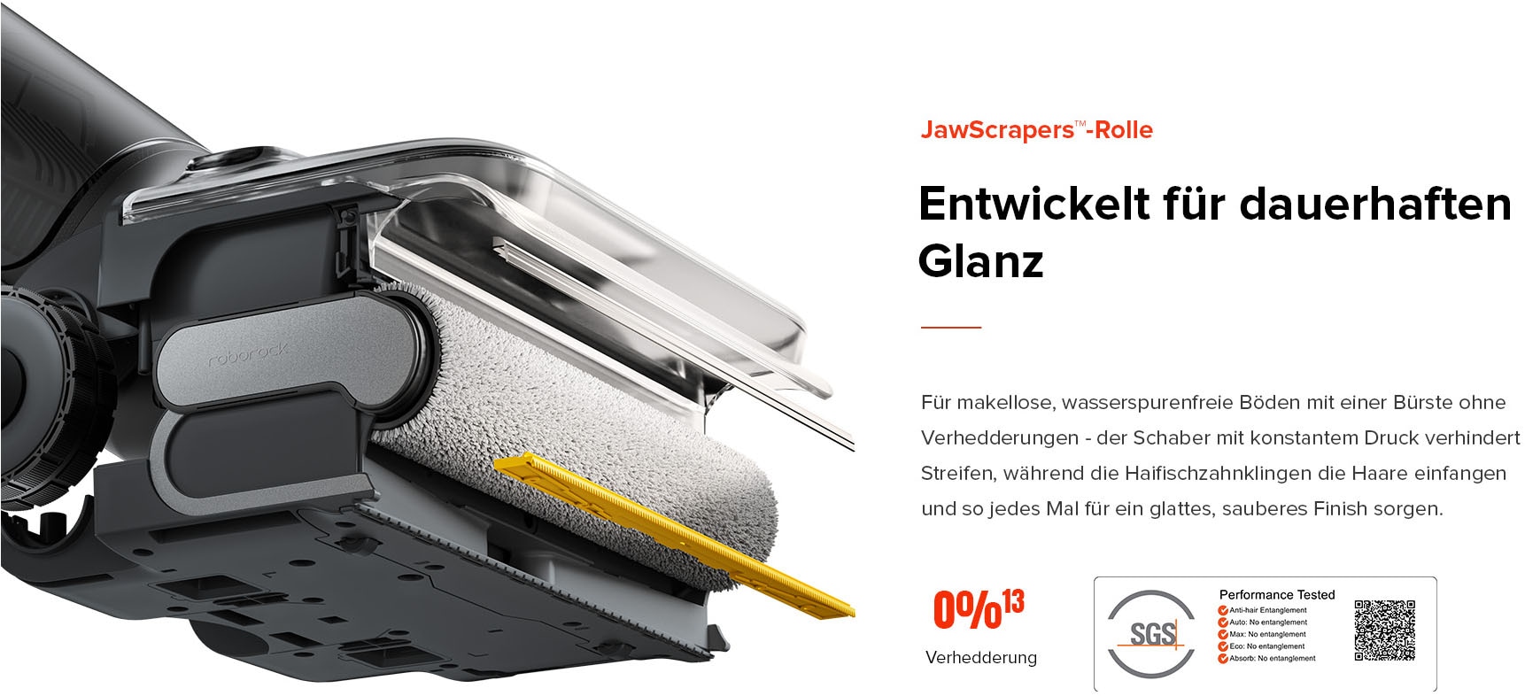 Roborock Nass-Trocken-Sauger »Morph Pro Mix F25 ACE Combo« Nass-Trocken-Akkusauger mit intelligenter Reinigungstechnologie