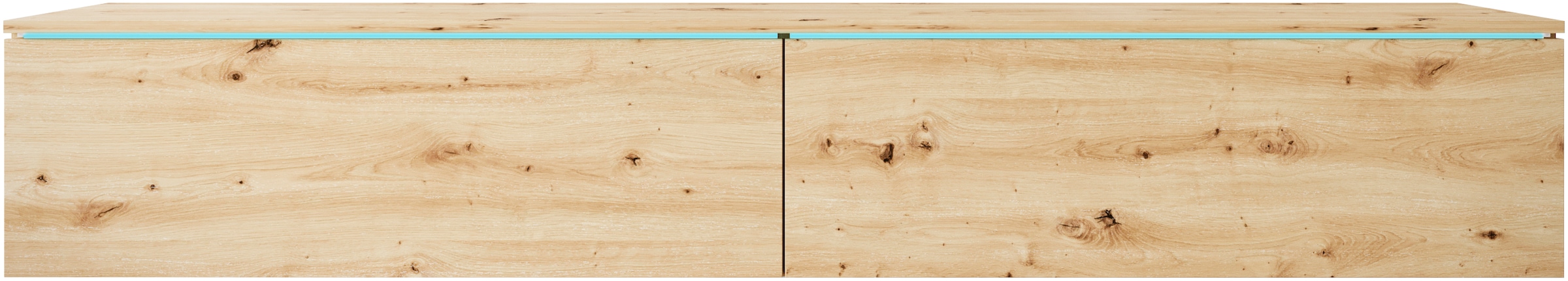INOSIGN Lowboard »LOWBOARD VERA, wahlweise mit oder ohne Beleuchtung«, Modernes griffloses TV-Board, 180 cm TV-Schrank, stehend und hängend