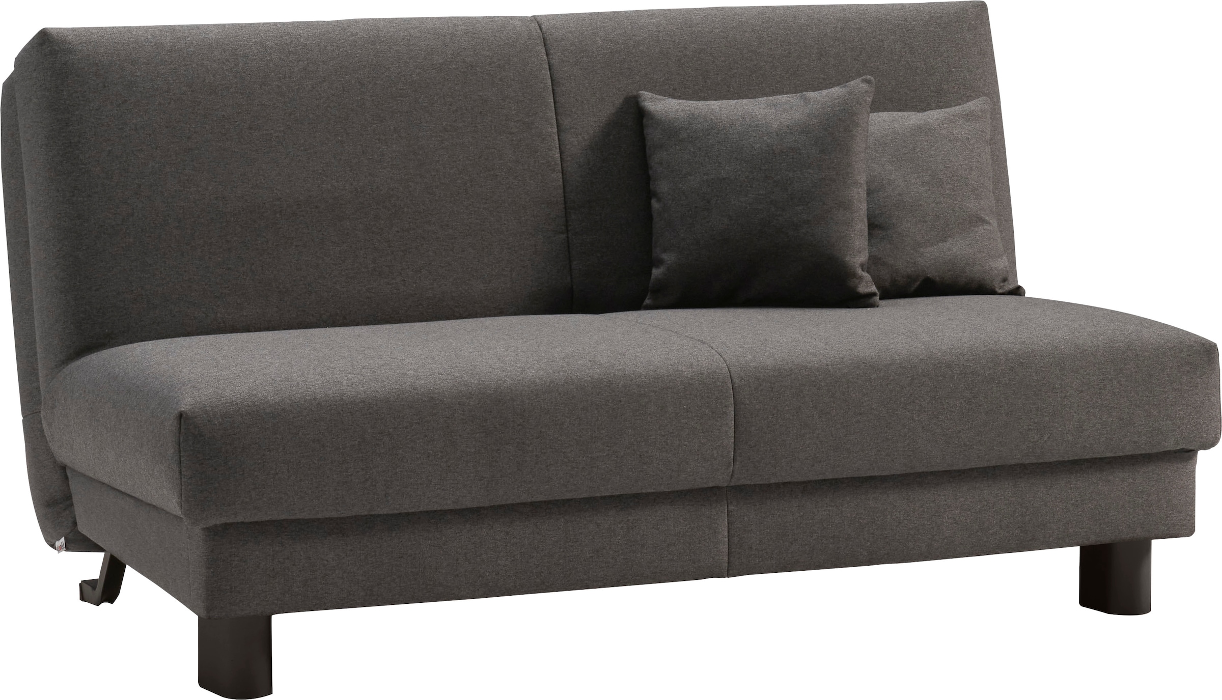 ell + ell Schlafsofa »Enny«, Liegefläche Breite 155 cm, Liegehöhe 40 cm, Füße schwarz, Rückenlehne