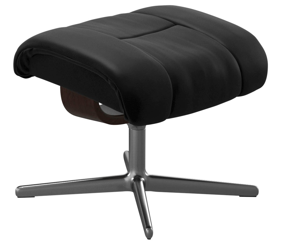 Stressless® Fußhocker »Reno« mit Cross Base, Größe S, M & L, Holzakzent Braun