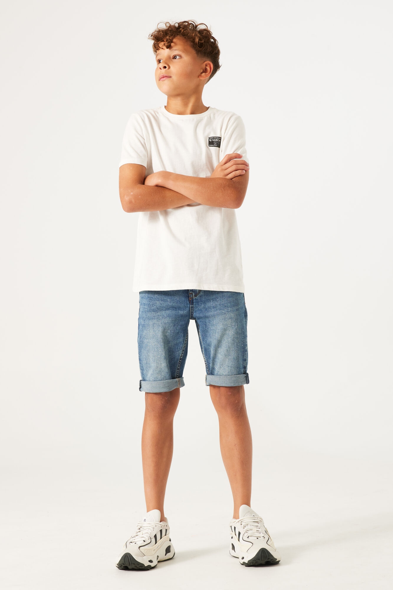 Garcia Jeansshorts »Tavio«, mit Used-Effekten