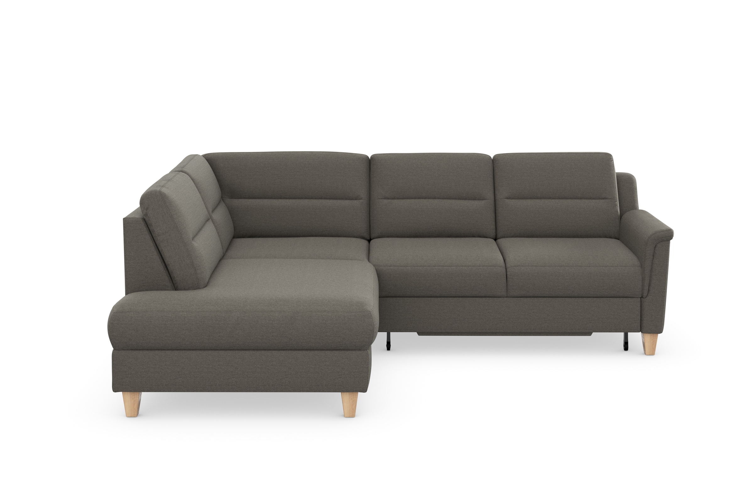 sit&more Ecksofa "Farö L-Form", inklusive Federkern, wahlweise mit Bettfunk günstig online kaufen