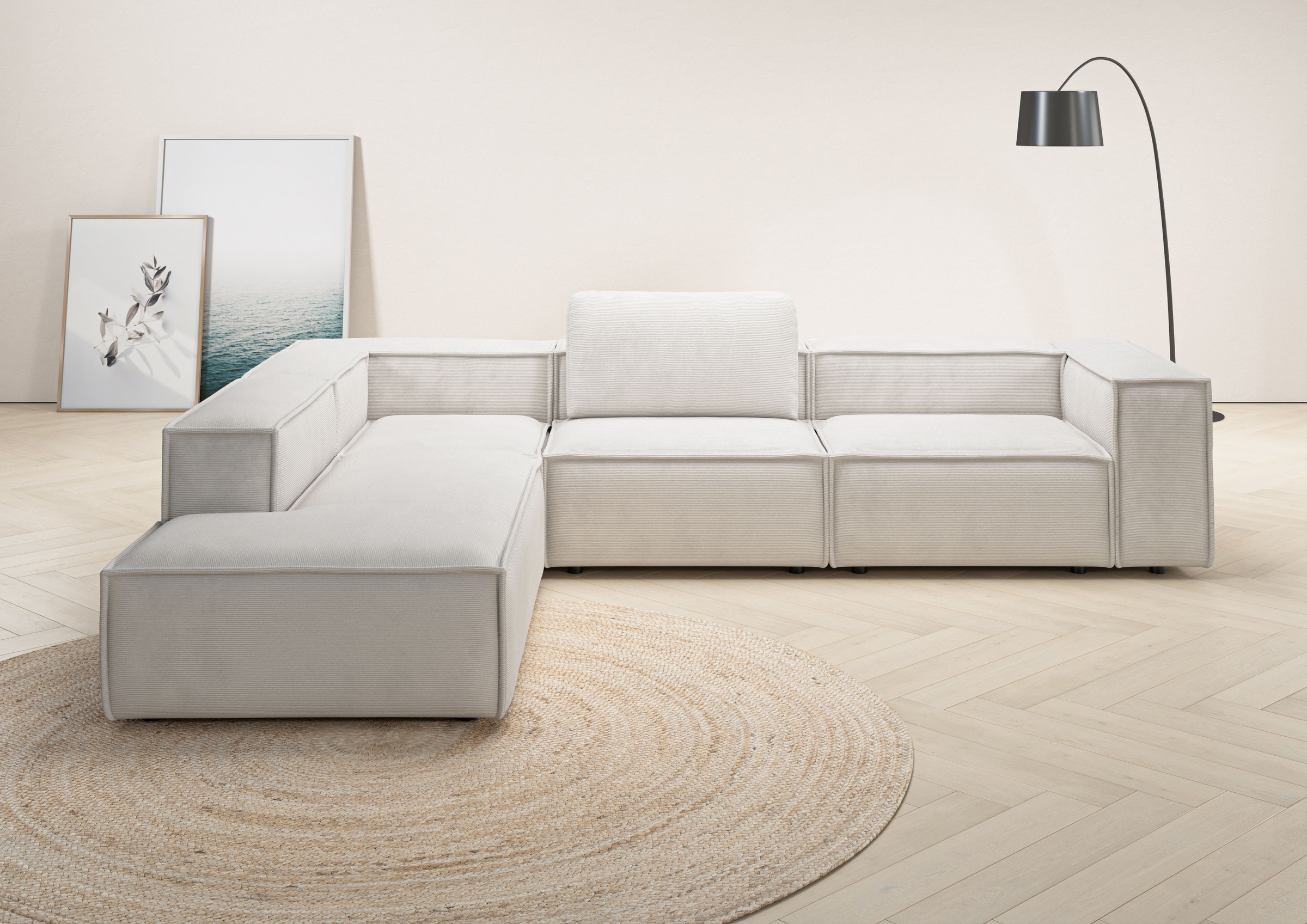 Places of Style Ecksofa »Watertown moderne L-Form«, Breite 311 cm günstig online kaufen
