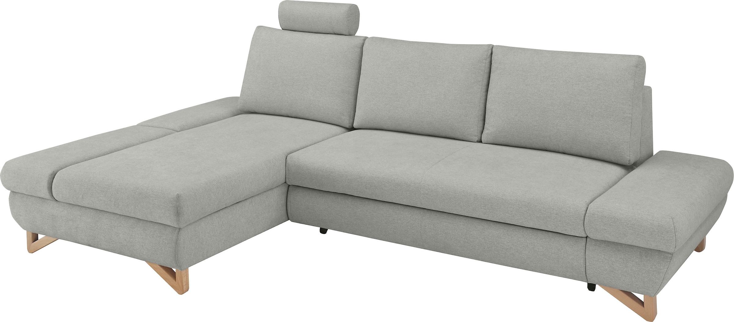 INOSIGN Ecksofa »City/Giron, L-Form,«, verstellbare Armlehnen mit Rasterfunktion