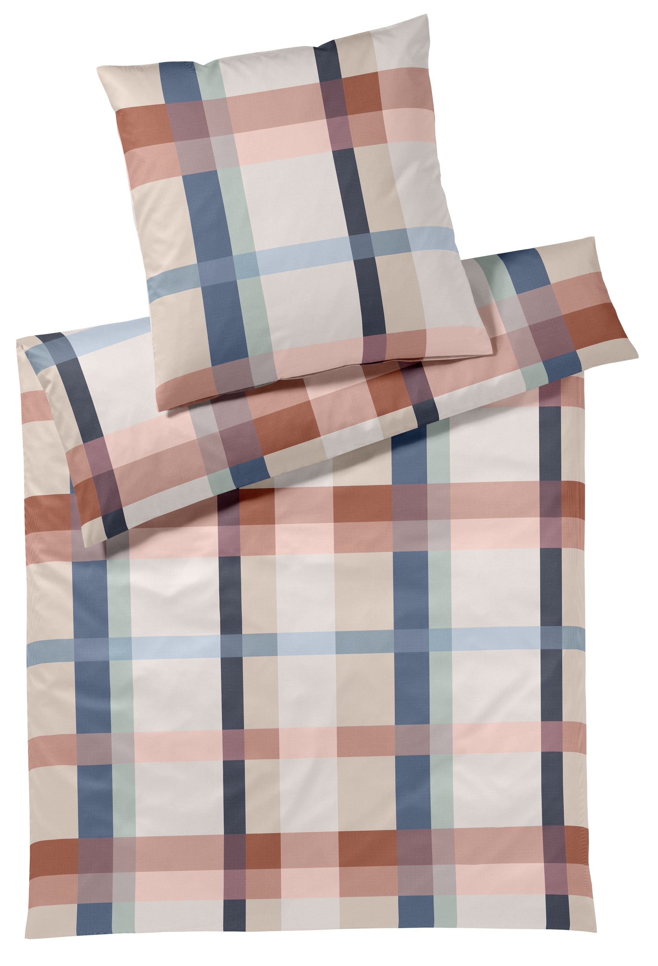 Elegante Bettwäsche »carree« 2 Stk. tlg. angenehmes Hautgefühl günstig online kaufen
