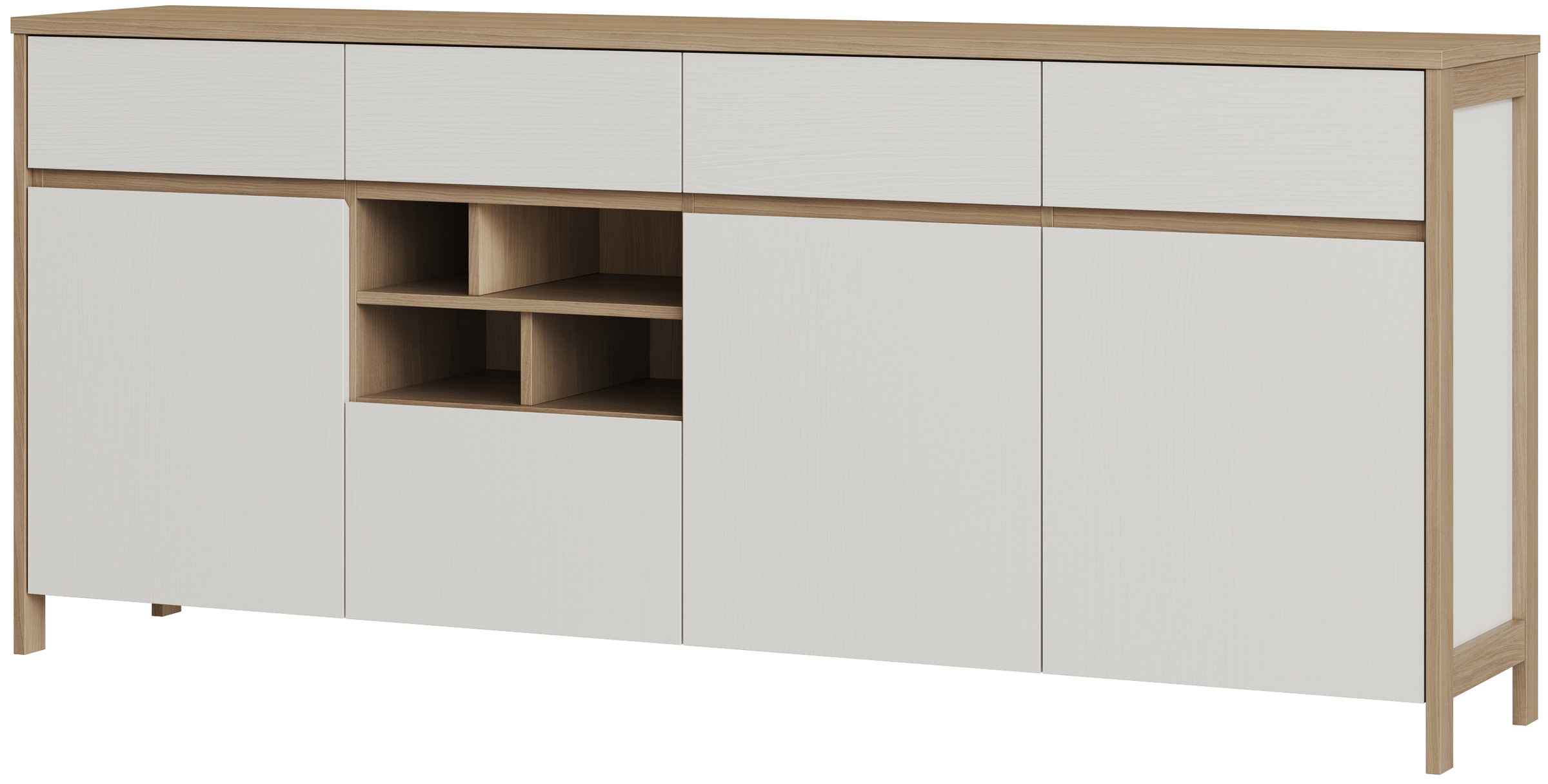 Home affaire Sideboard »Stranda, moderner Schrank, Kommode im Scandi-Style, günstig online kaufen