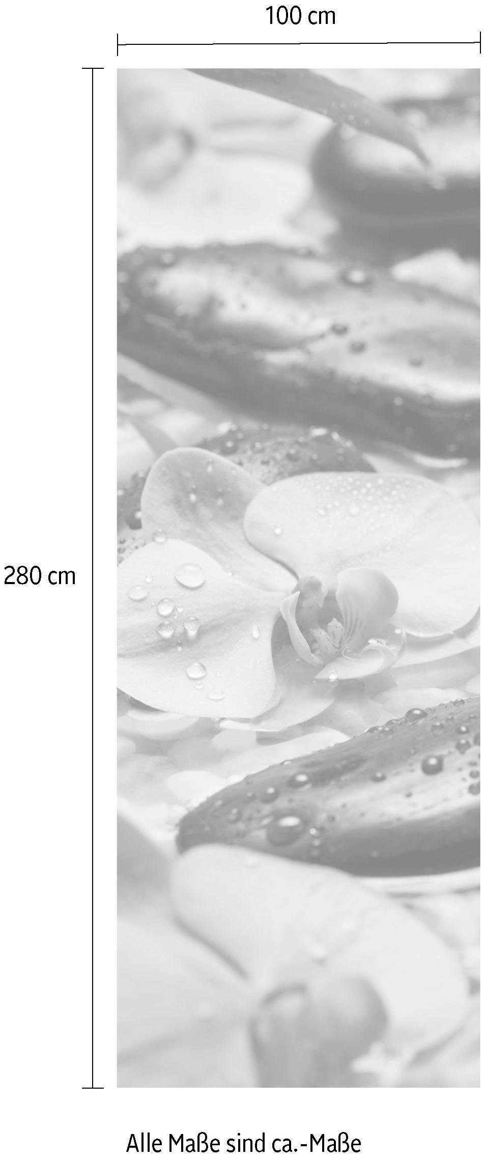 Komar Vliestapete »Digitaldruck Vlies -  Wellness - Größe 100 x 280 cm« bedruckt glatt Wohnzimmer, Schlafzimmer